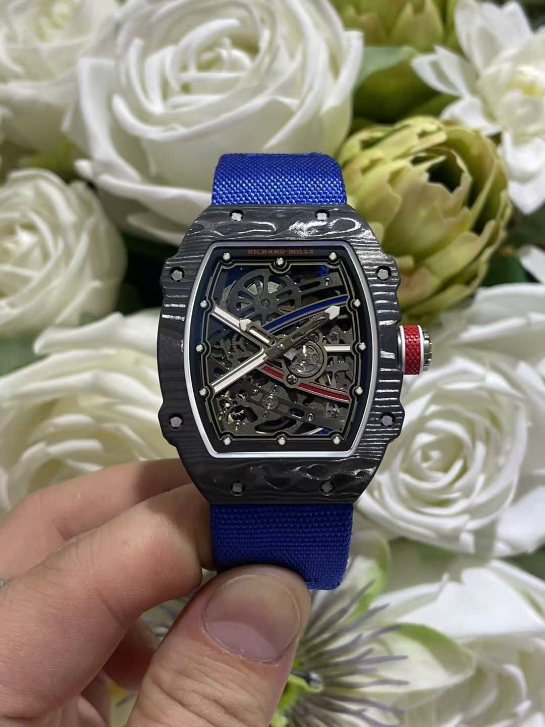 Richard Mille RM67-02 Carbon Replica Watch Weight 37 Grams 38.7×47.52mm