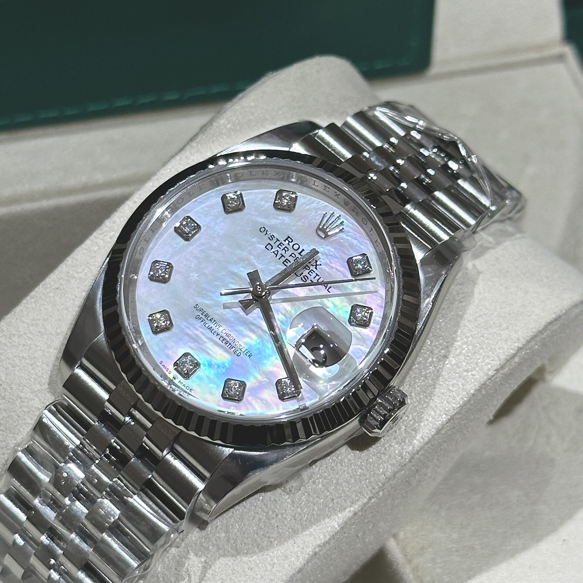 Rolex Replica 1:1 Watch DateJust 126334 Mother Of Pearl Clean Factory 41mm
