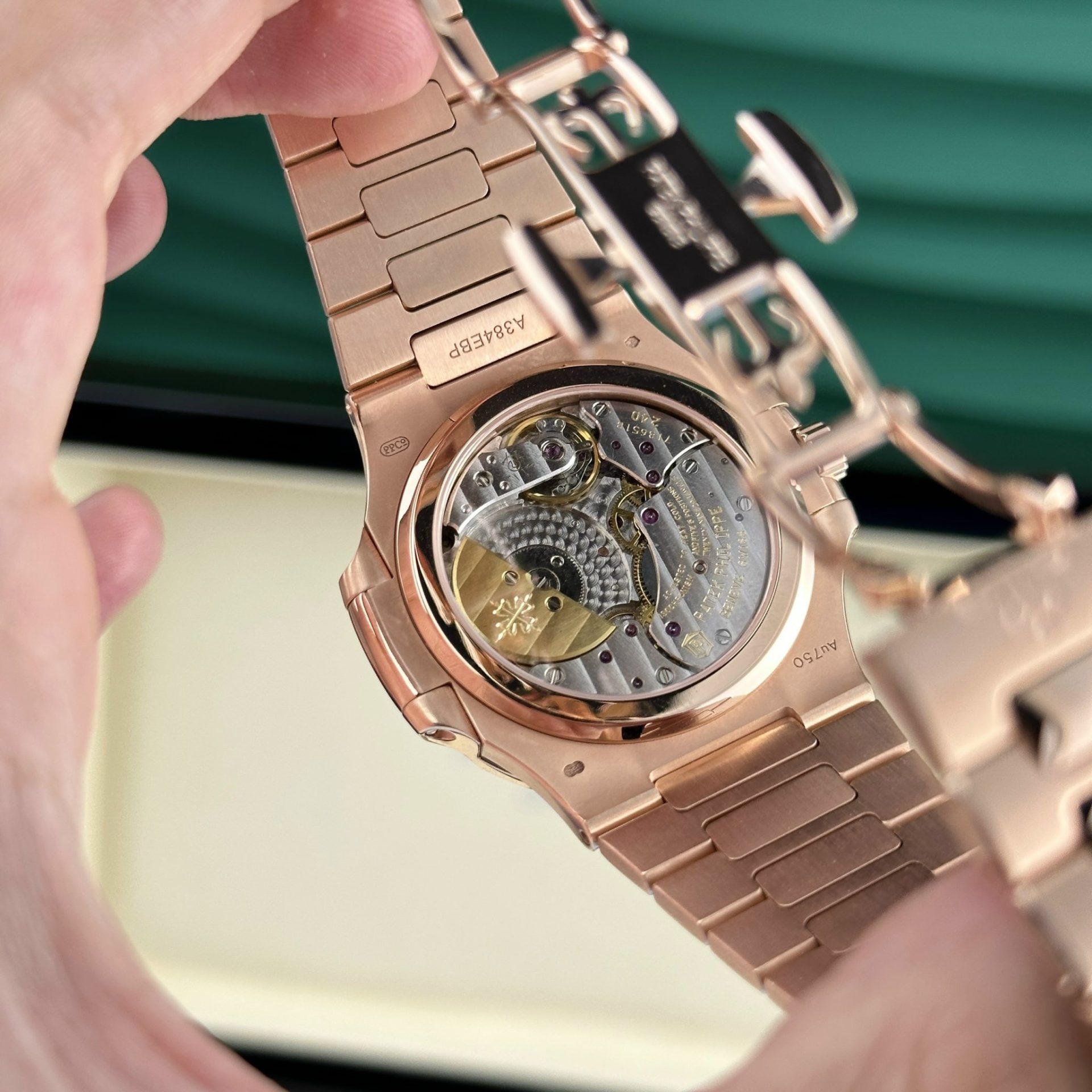 Patek Philippe Nautilus 5712R Custom Gold Wrapped Refined Movement 40mm