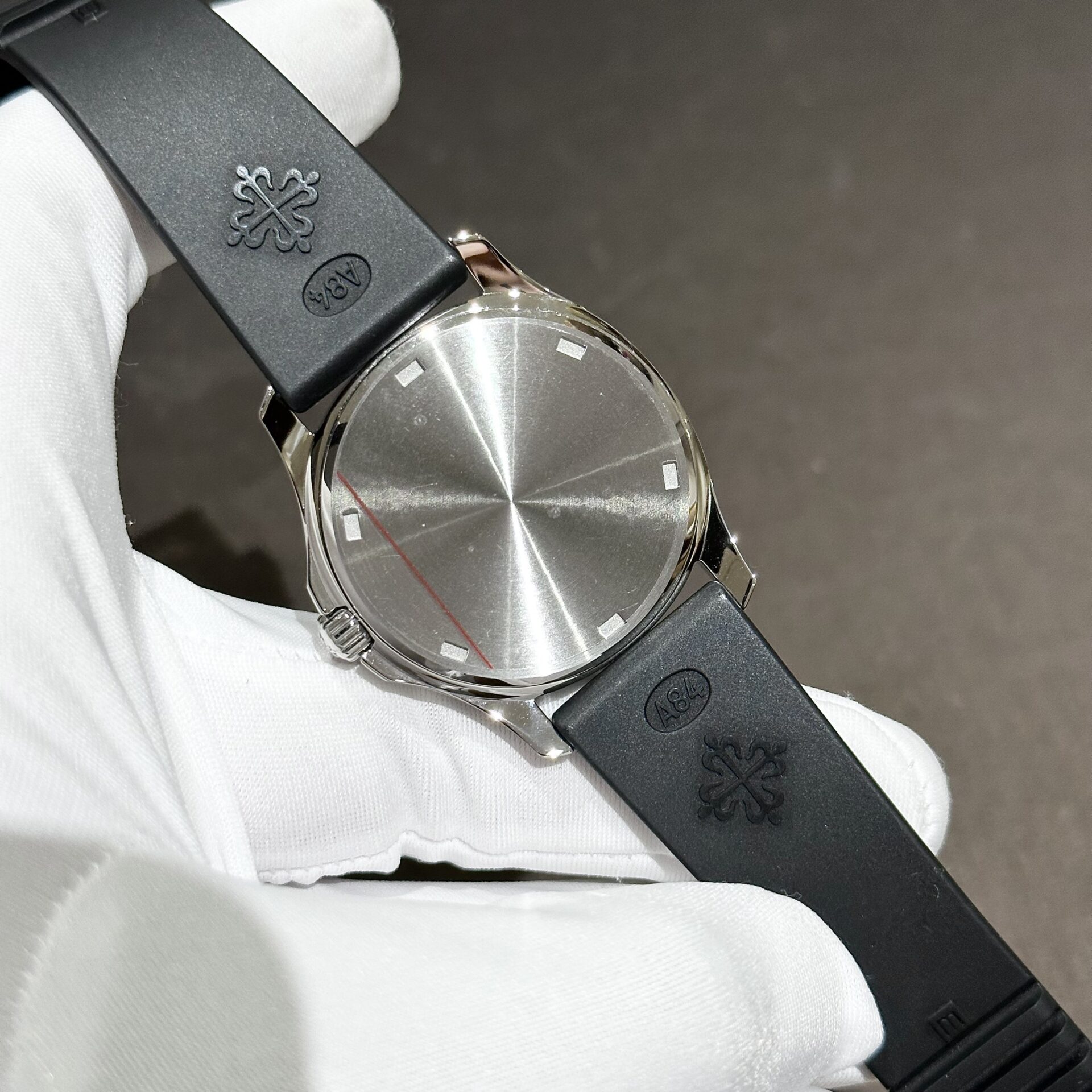 Patek Philippe Aquanaut 5067A Replica Watch Moissanite Diamond Black 35.6mm