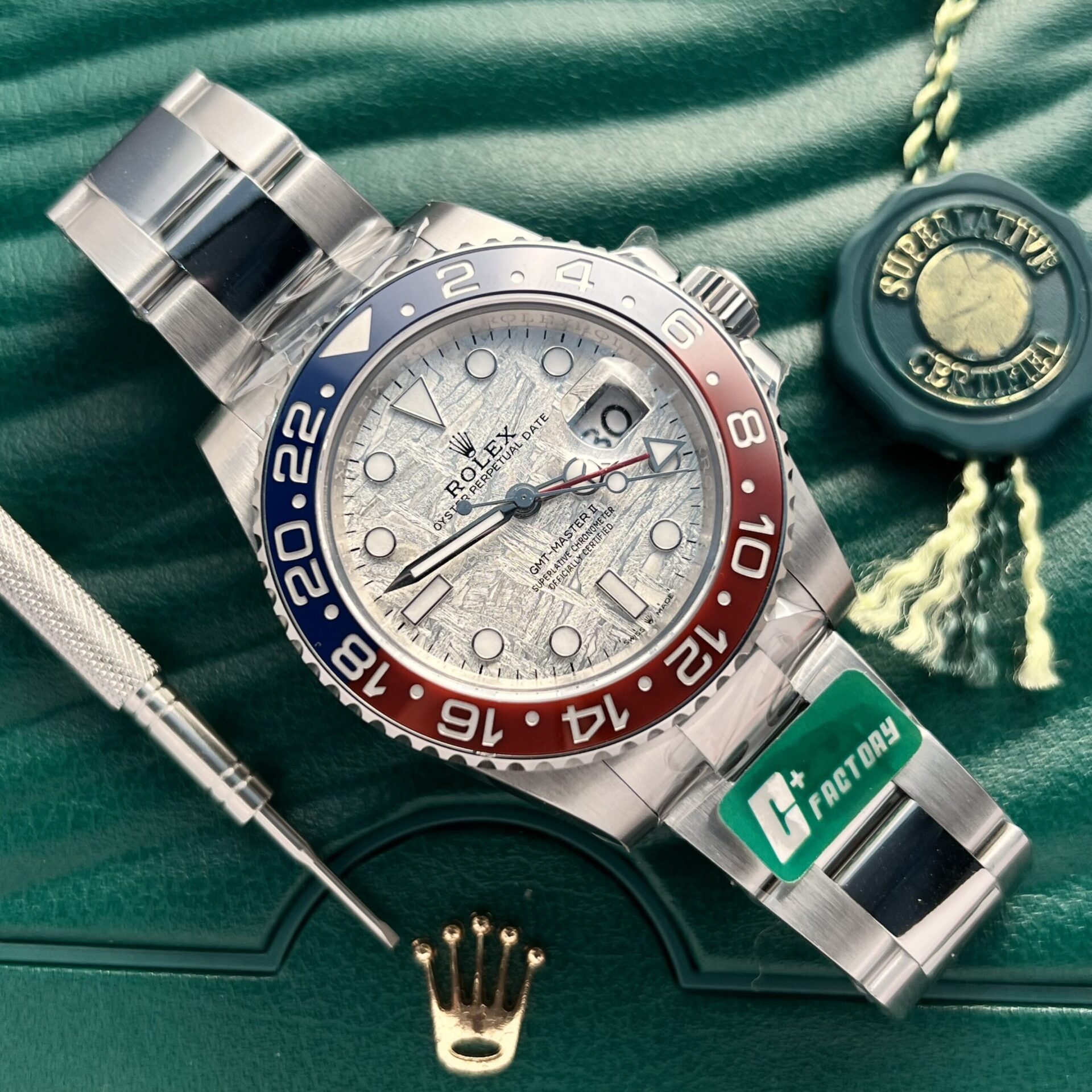 Rolex Replica Watch GMT-Master II 126719BLRO Meteorite Dial 40mm