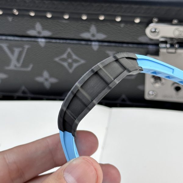 Richard Mille RM35-02 Custom Full Carbon Case Blue BBR 44mm