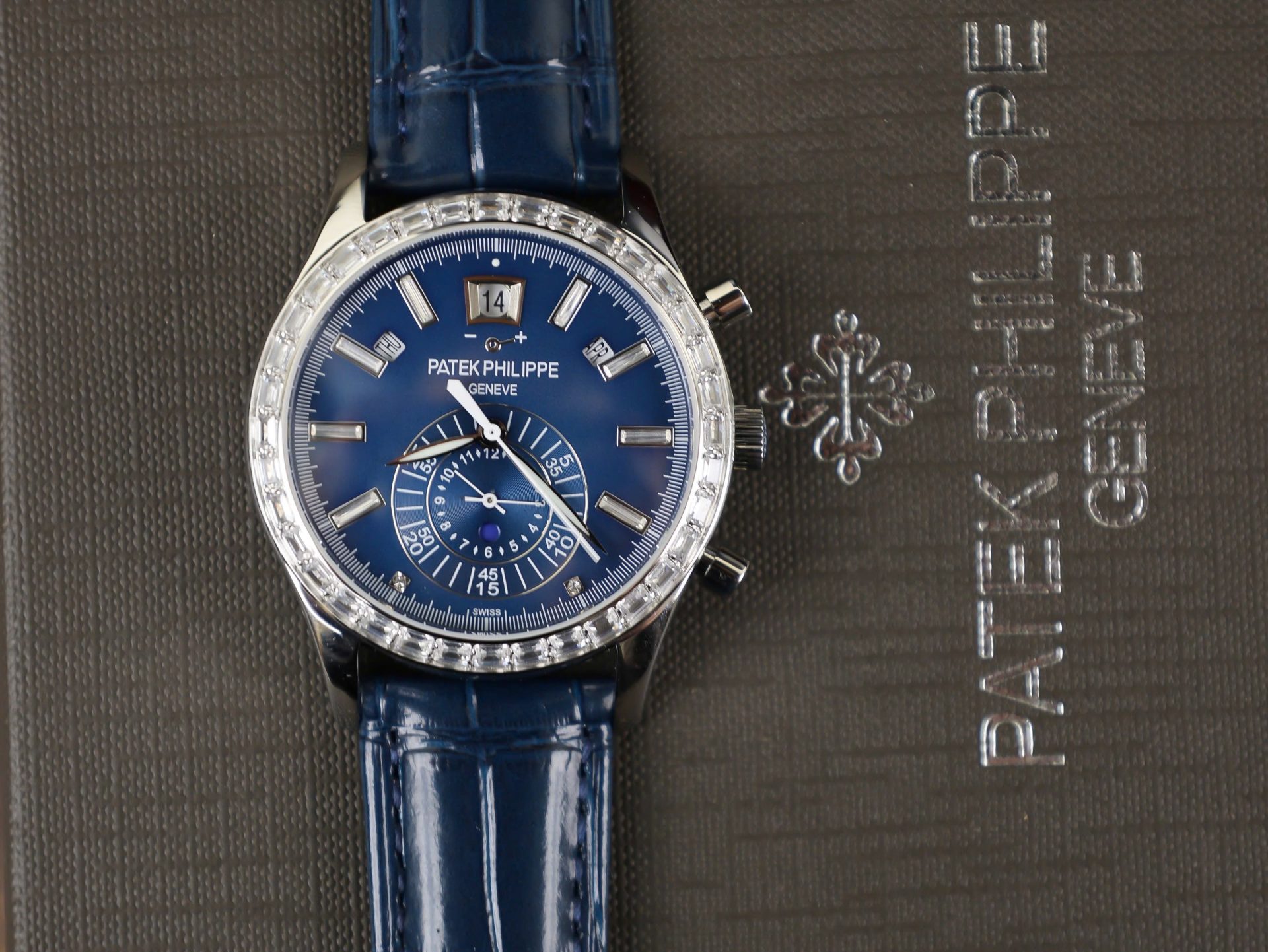 Patek Philippe Fake Watch Complications 5961P Dial Blue TW Factory 40.5mm