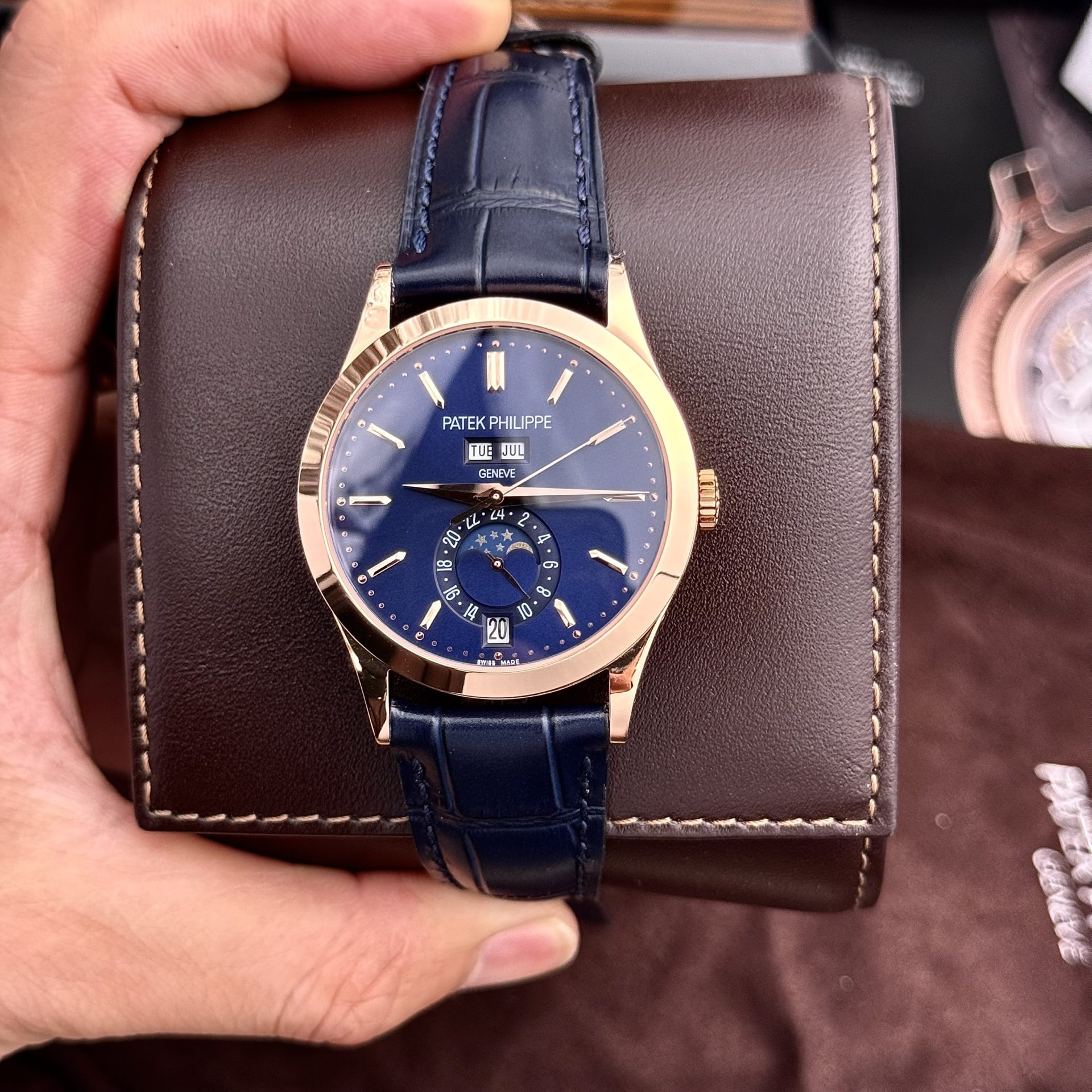 Patek Philippe Replica Watch Complications 5396R Blue Dial GR Factory 38.5mm