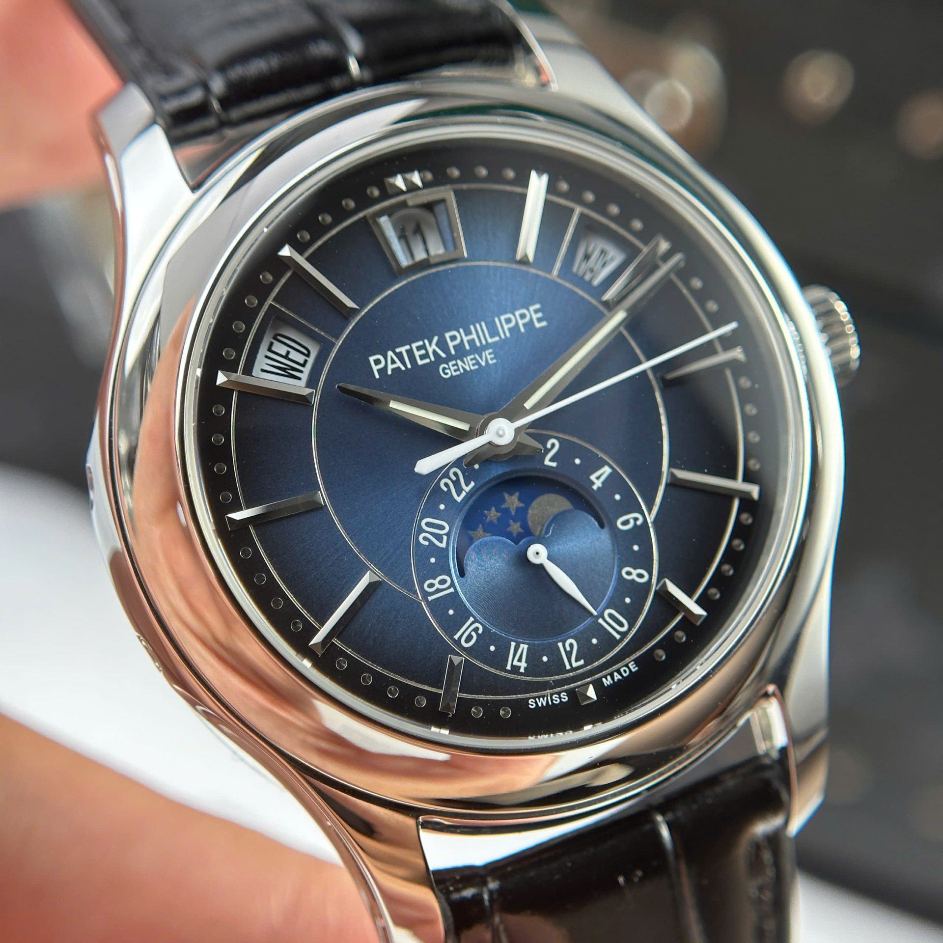 Patek Philippe Replica Watch Complications 5205G Blue Dial 40mm