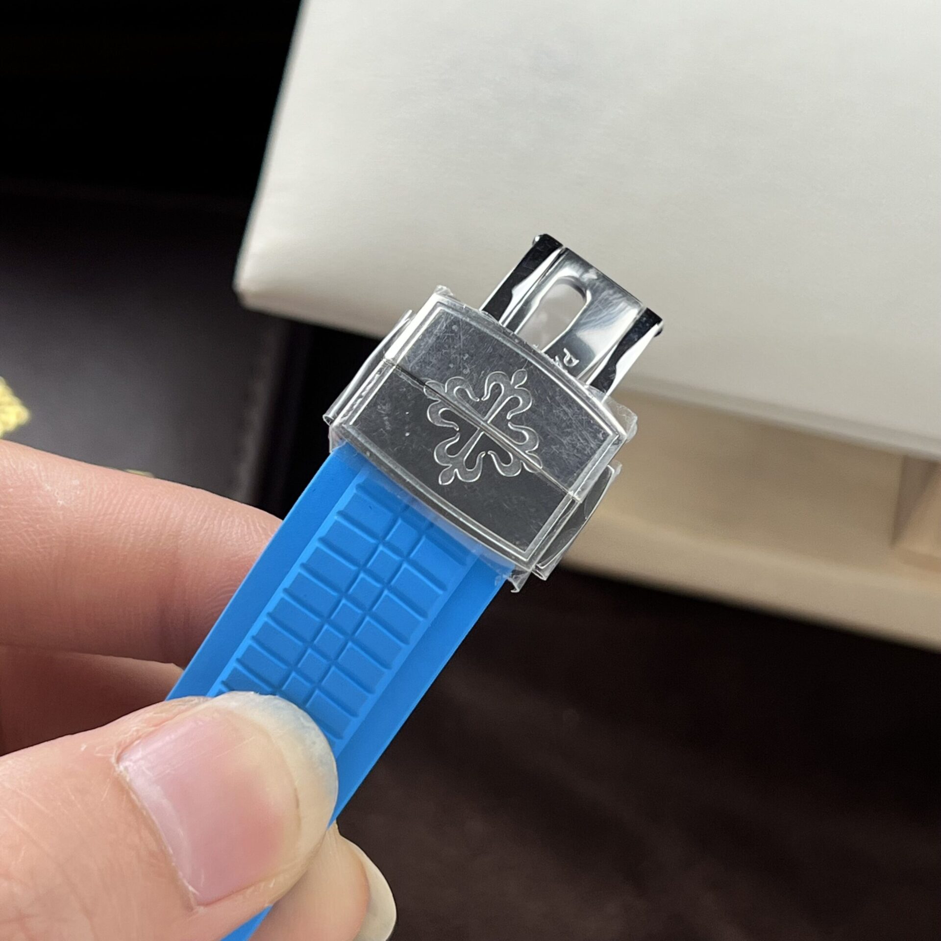 Patek Philippe Replica Watches 5167A Blue Rubber Strap 3K Factory 40mm