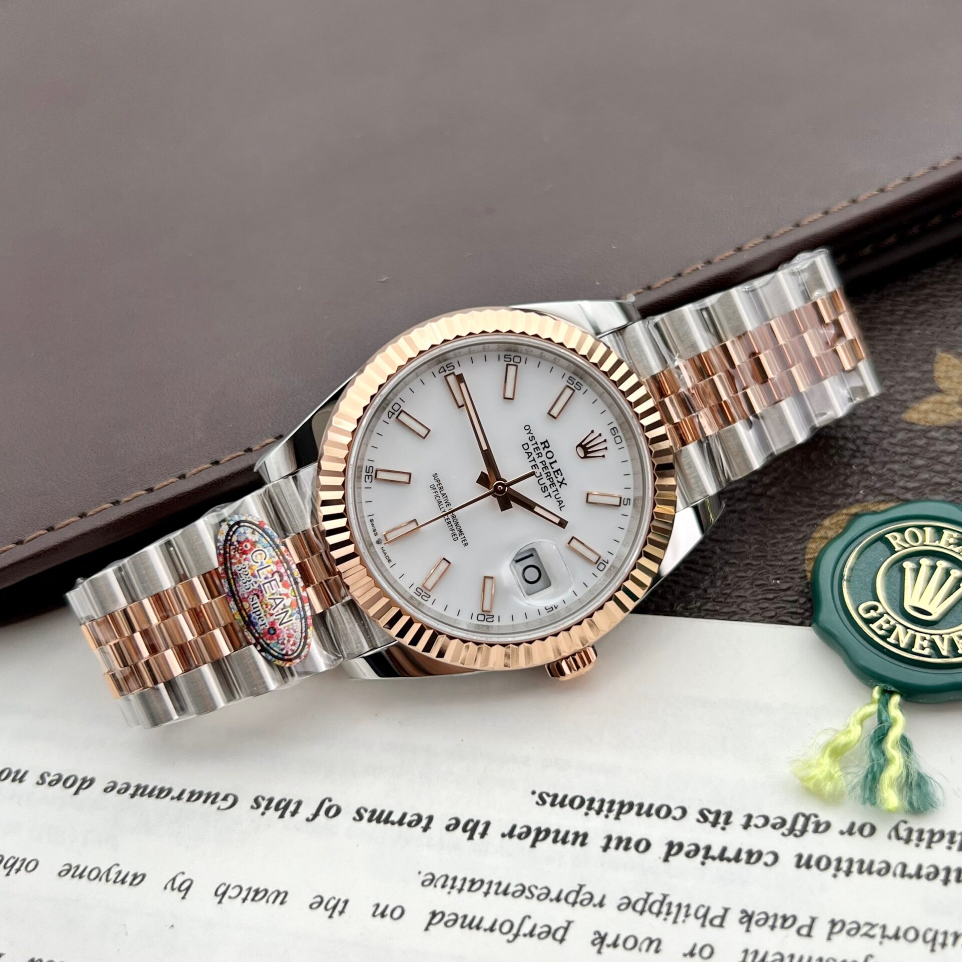 Rolex Replica Watches DateJust 126331 Demi Rose White Dial Clean Factory 41mm