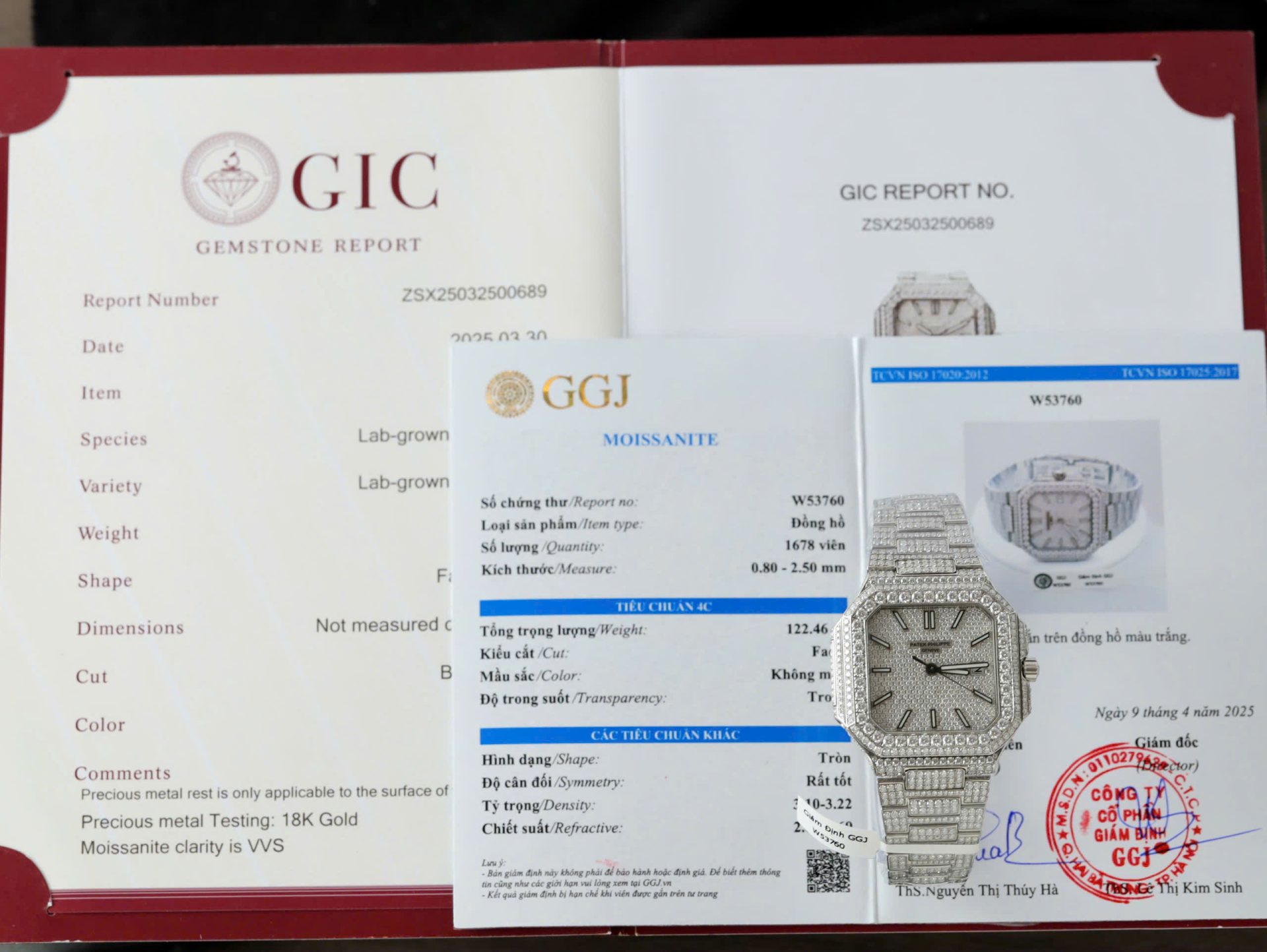 Patek Philippe Cubitus 5821 Copies Watches Diamonds Moissanite Hong Kong Custom 45mm