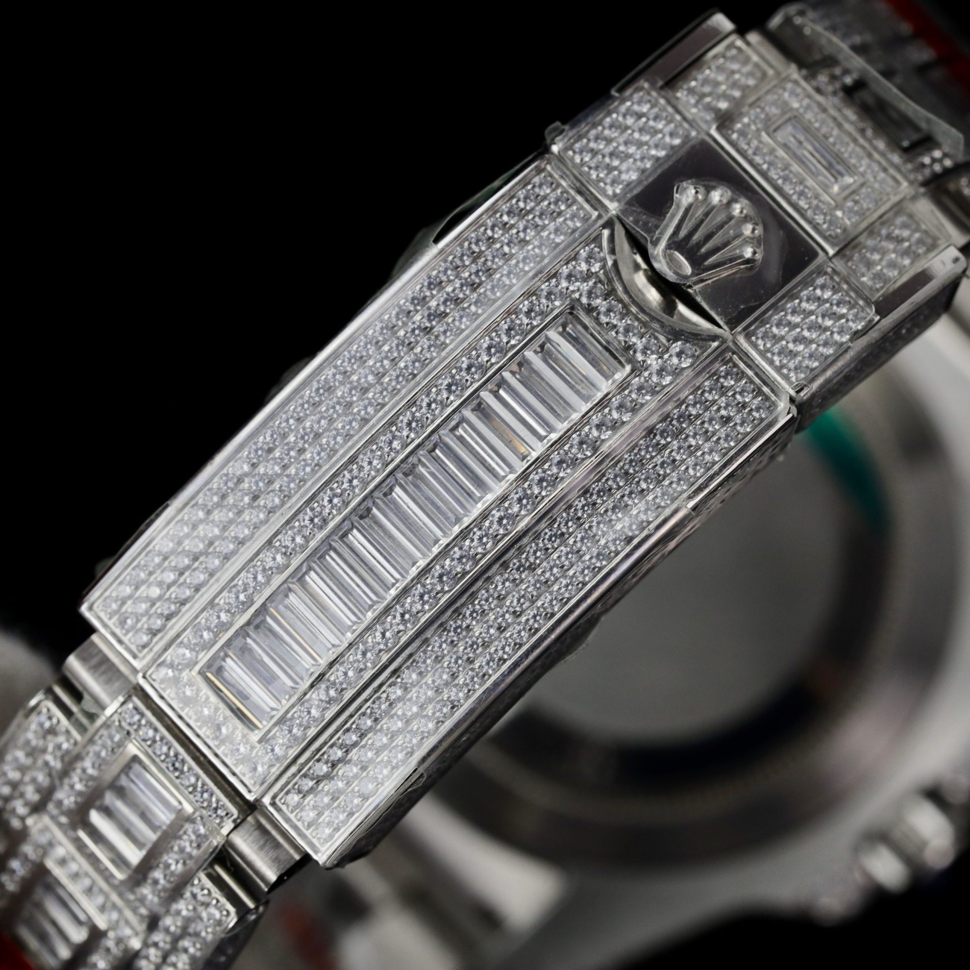 Rolex Replica Watch GMT Master II Custom Full CZ AMG Factory 40mm
