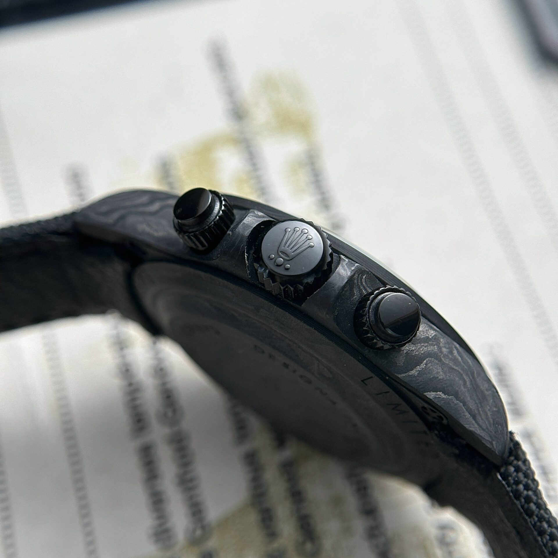 Rolex Daytona Diw Carbon Super Light Best Replica 1:1 Watch 40mm