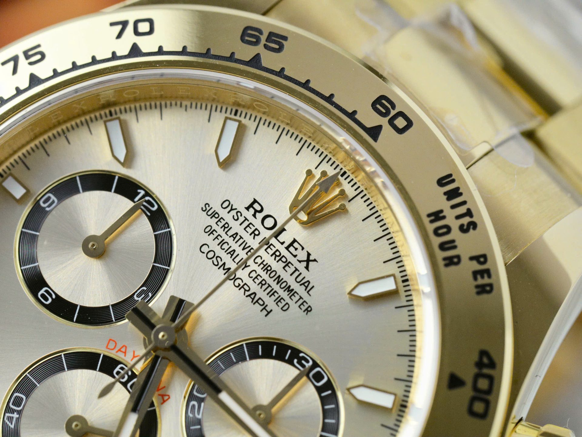 Rolex Best Replica Watch Daytona 126508 Yellow Dial Oyster Strap 40mm