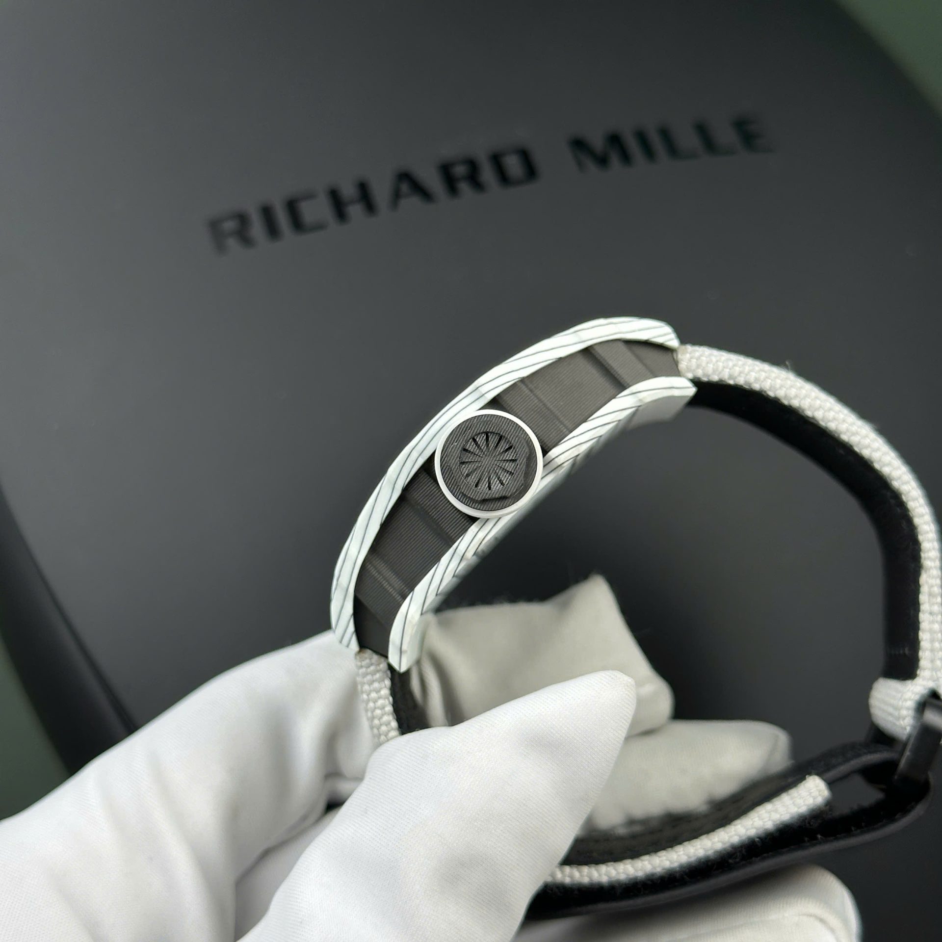 Richard Mille RM35-01 Rafael Nadal Red Rubber Strap Replica 1:1 Watch BBR Factory 42mm