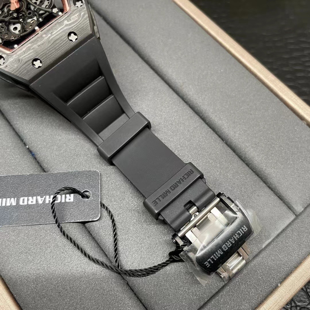 Richard Mille RM055 Carbon NTPT Replica 1:1 Watch Black BBR 45mm