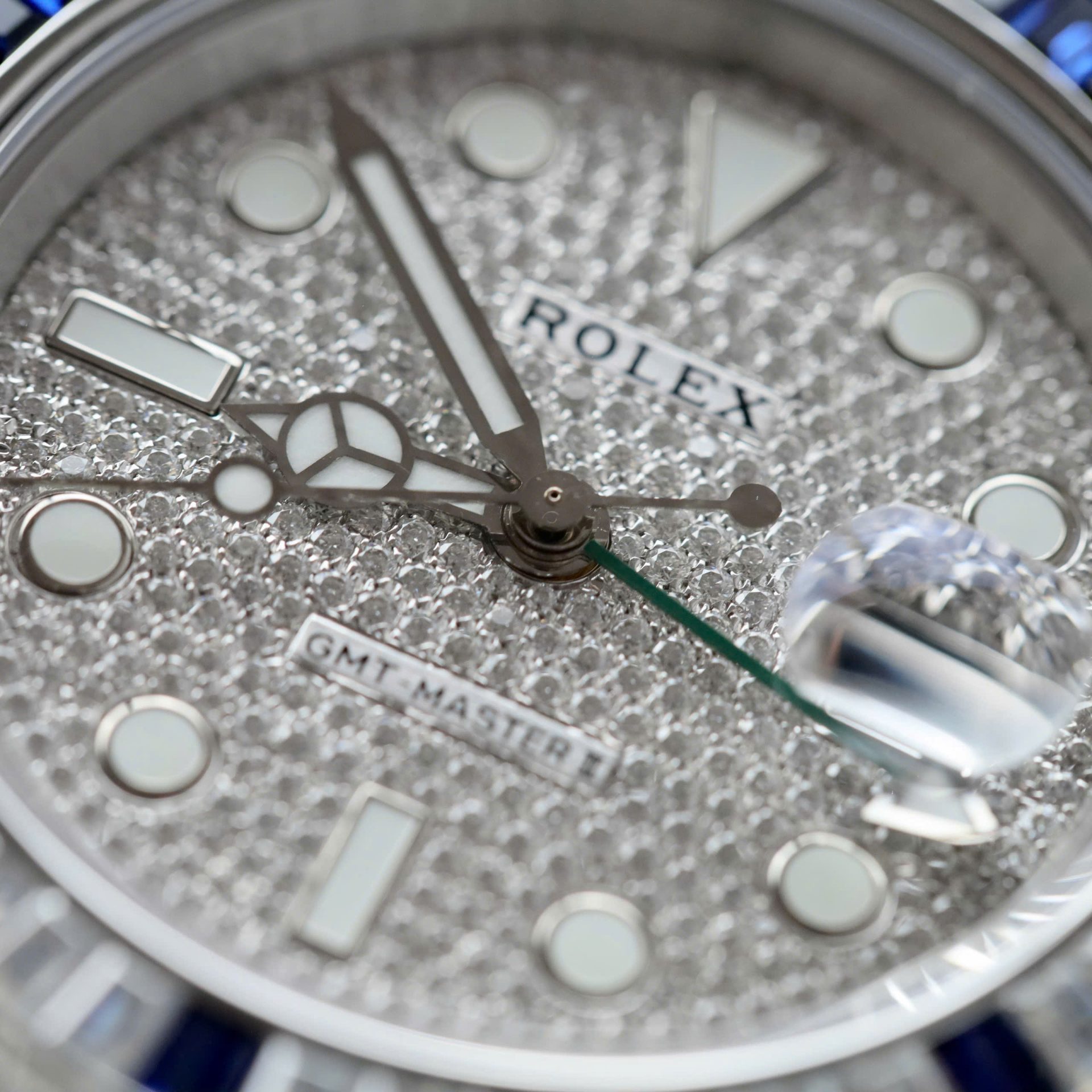 Rolex GMT-Master II Replica Watch Sapphire + Diamonds Moissanite 40mm