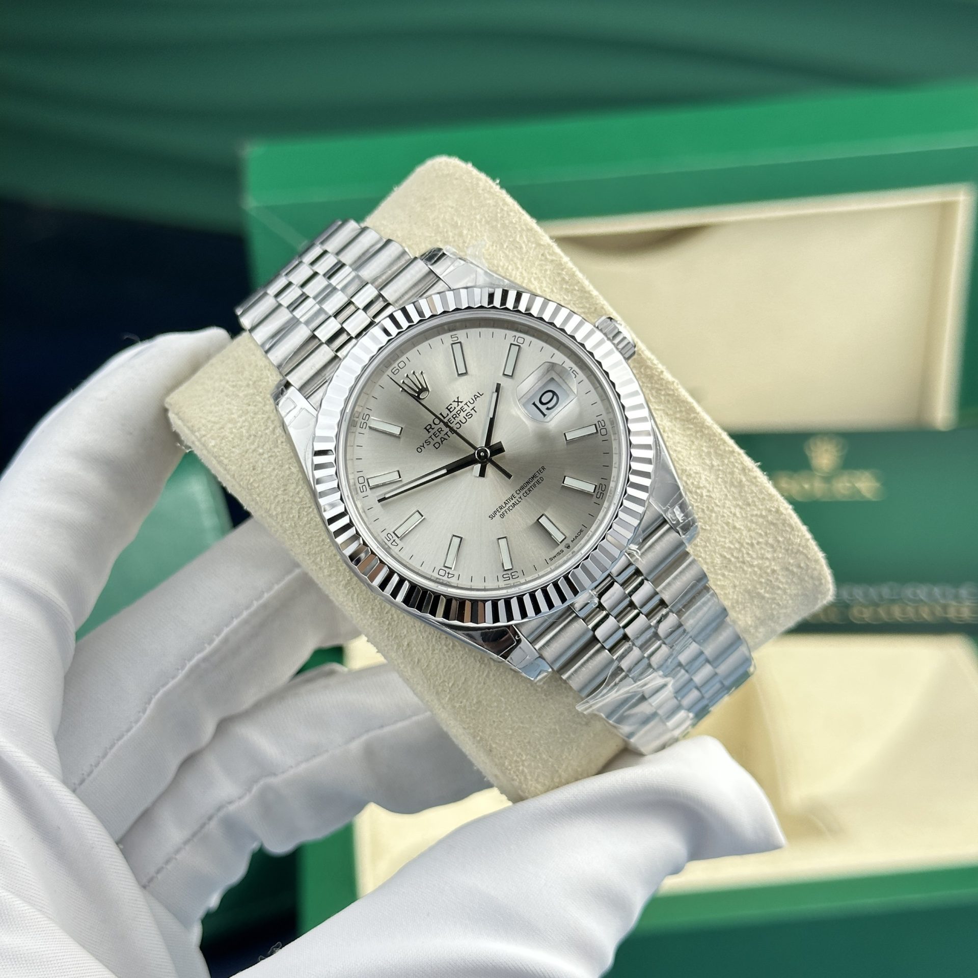 Rolex Replica Watches DateJust 126334 Silver Dial VS Factory 41mm