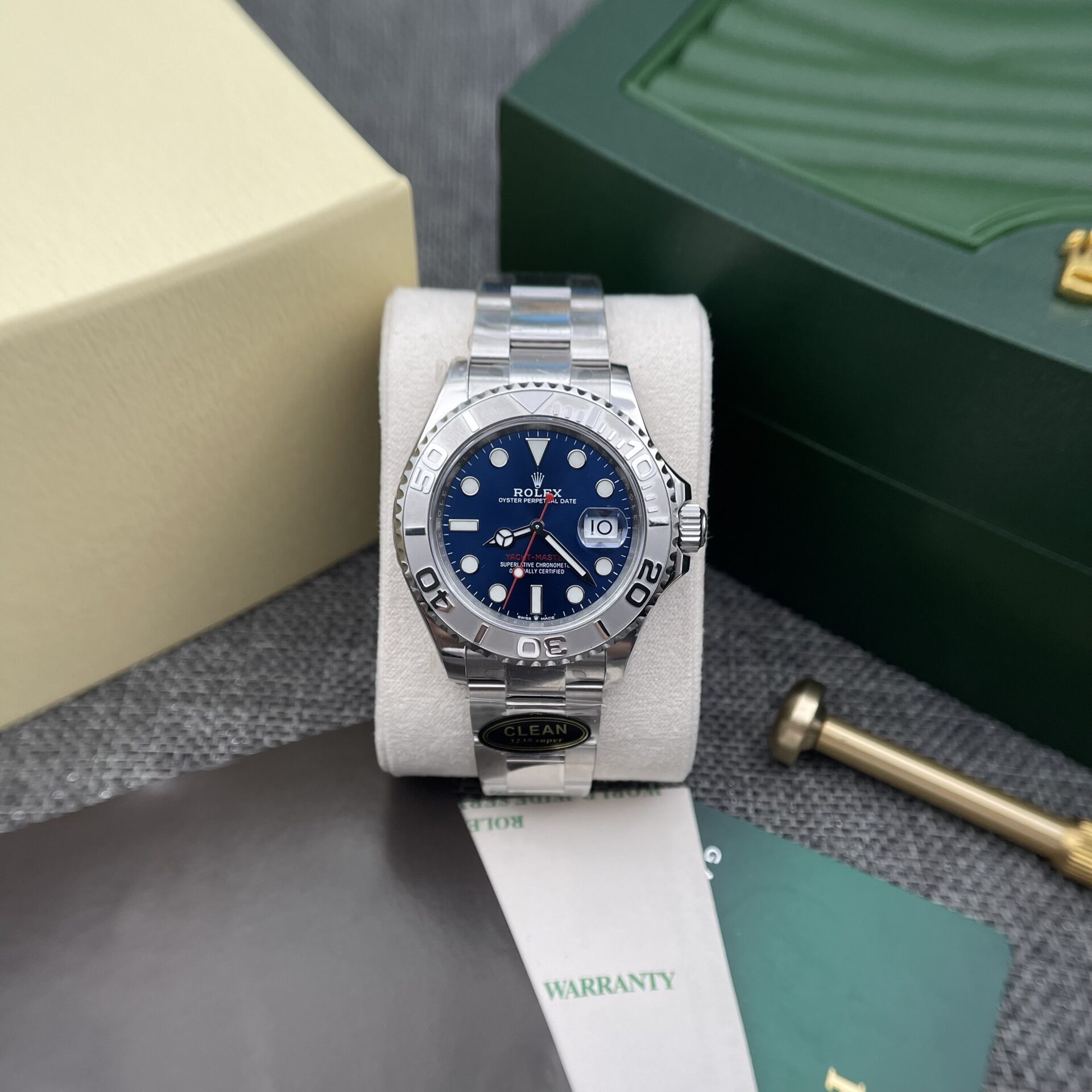 Rolex Replica 1:1 Watch Yacht-Master 116622 Blue Dial Clean Factory 40mm
