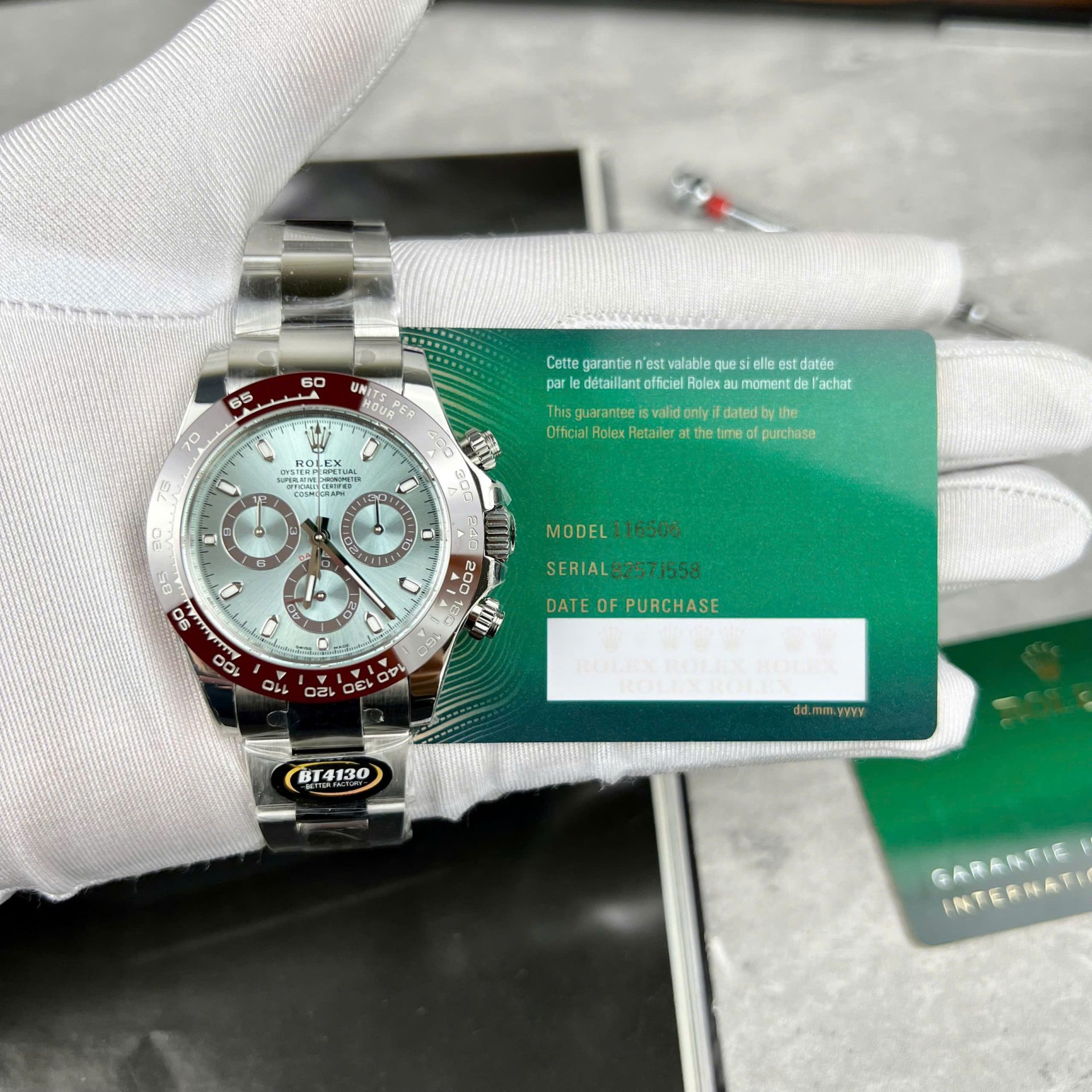Rolex Daytona Replica 11 Watch Ice Blue Dial BT Factory 40mm