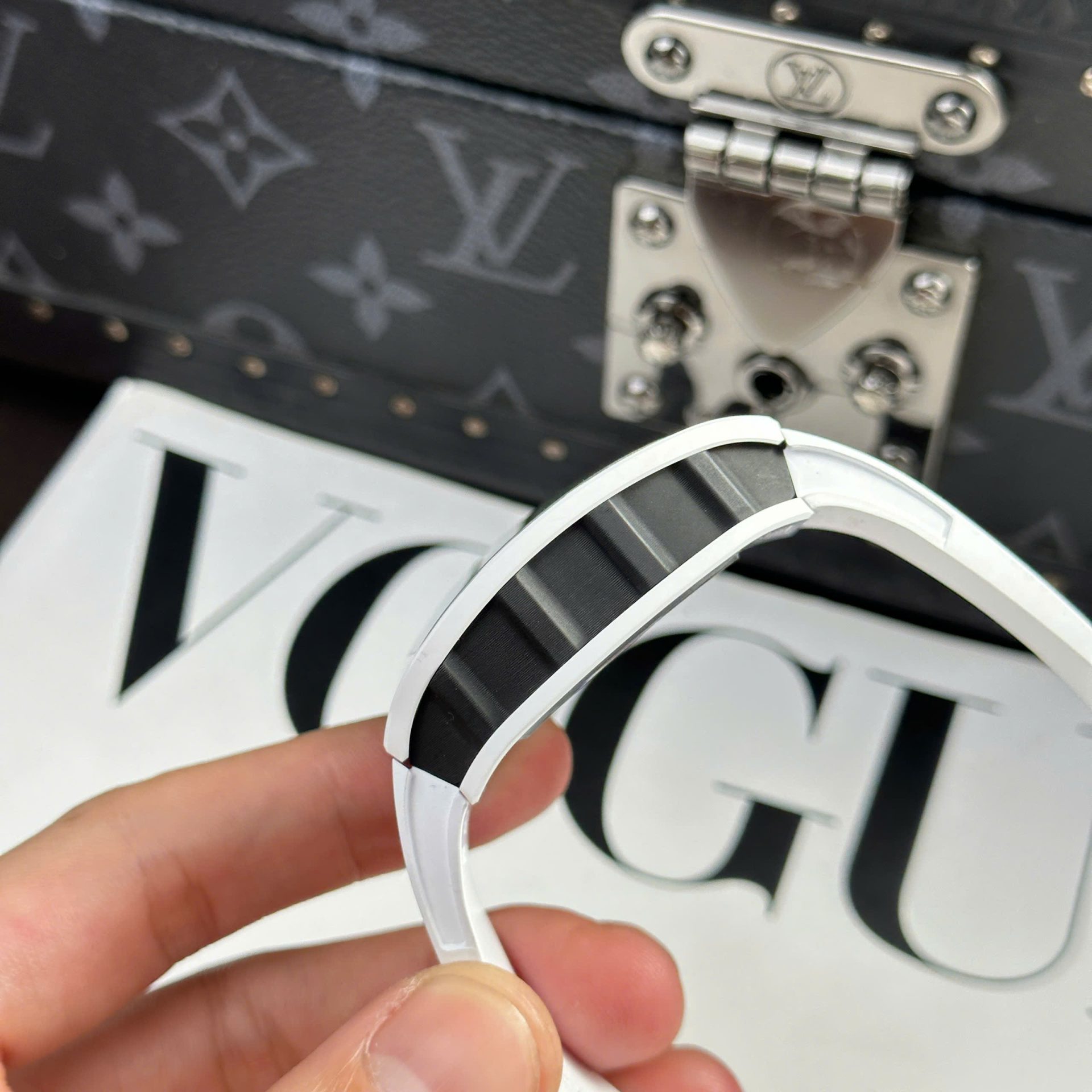 Richard Mille Best Copies Watch RM61-01 Manual Winding Yohan Blake Ceramic White ZF 42.7 50.23mm