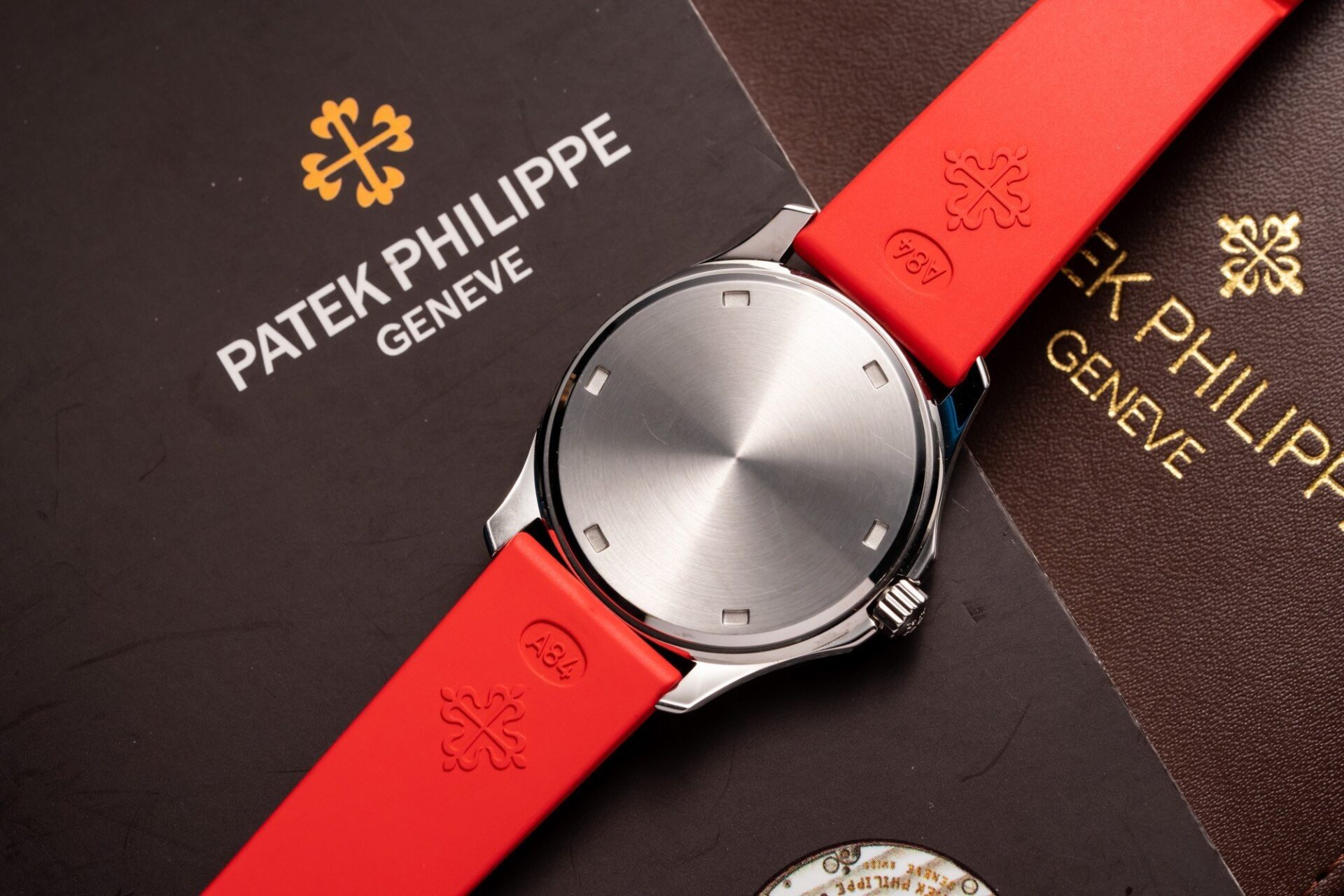 Patek Philippe Aquanaut 5067G Replica Watch Red PPF 35.6mm