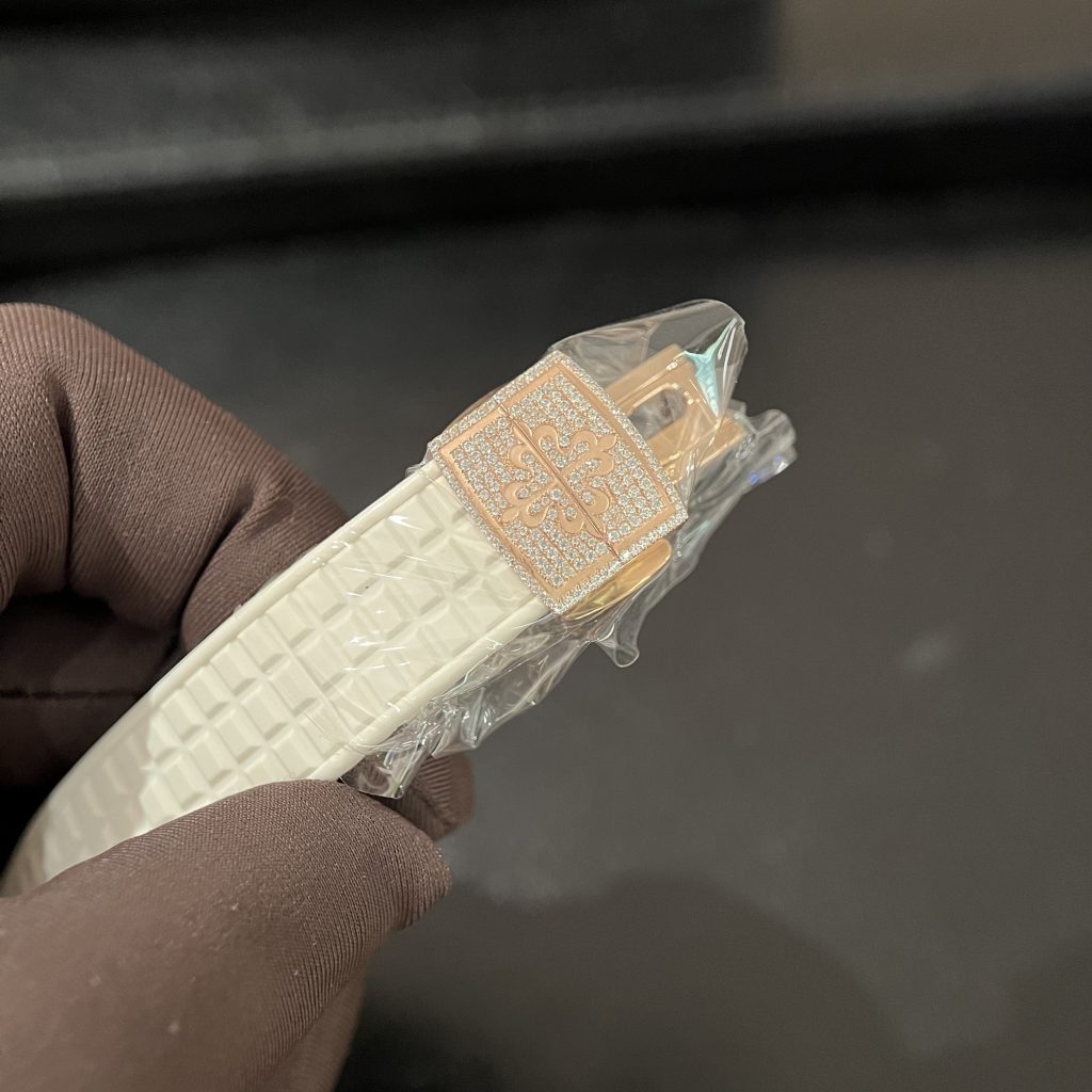 Patek Philippe 5067 Best Replica Watch Gold Wrapped + Moissanite Diamonds Custom 35.5mm