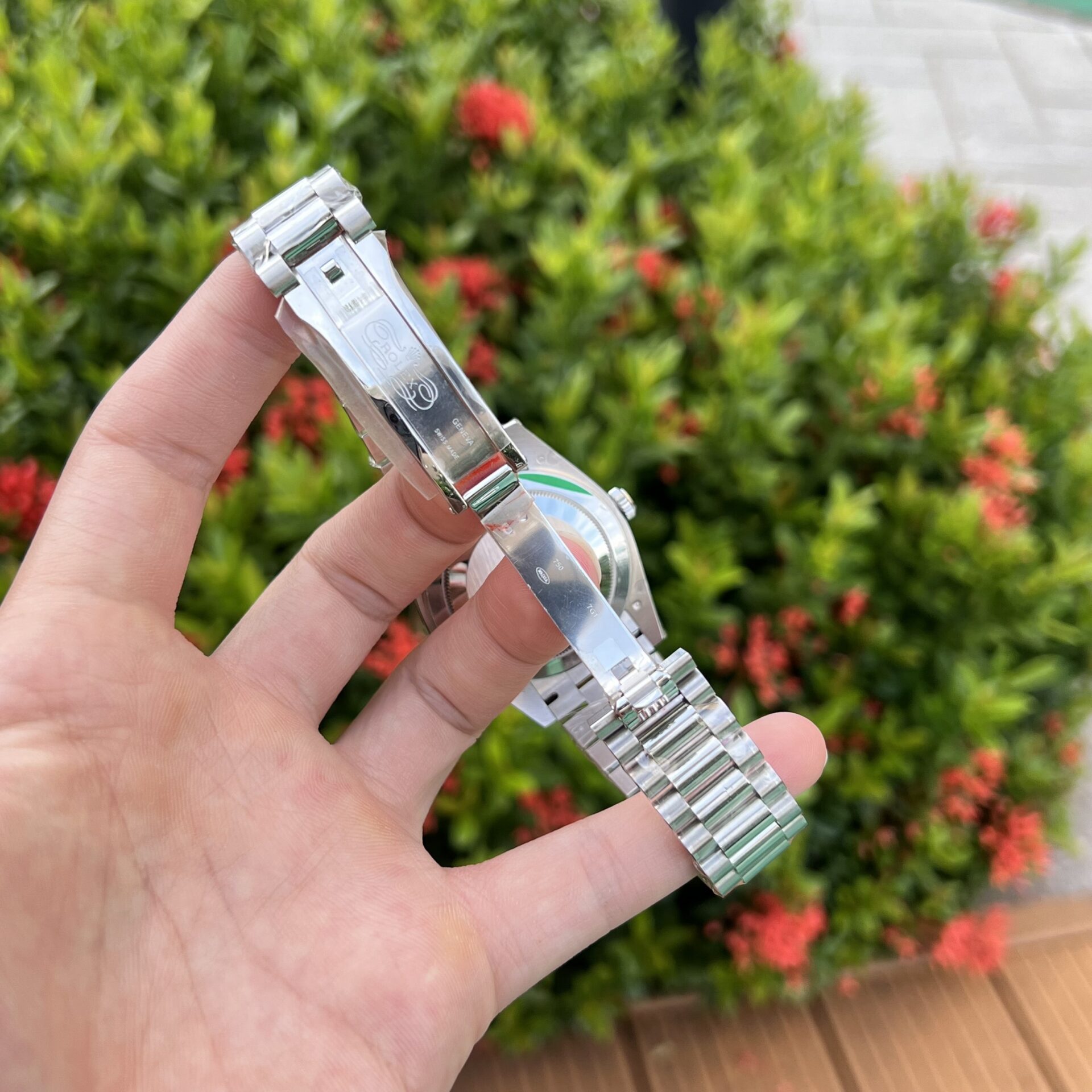 Rolex Day-Date Replica Watch Ice Blue Dial GS Factory 40mm