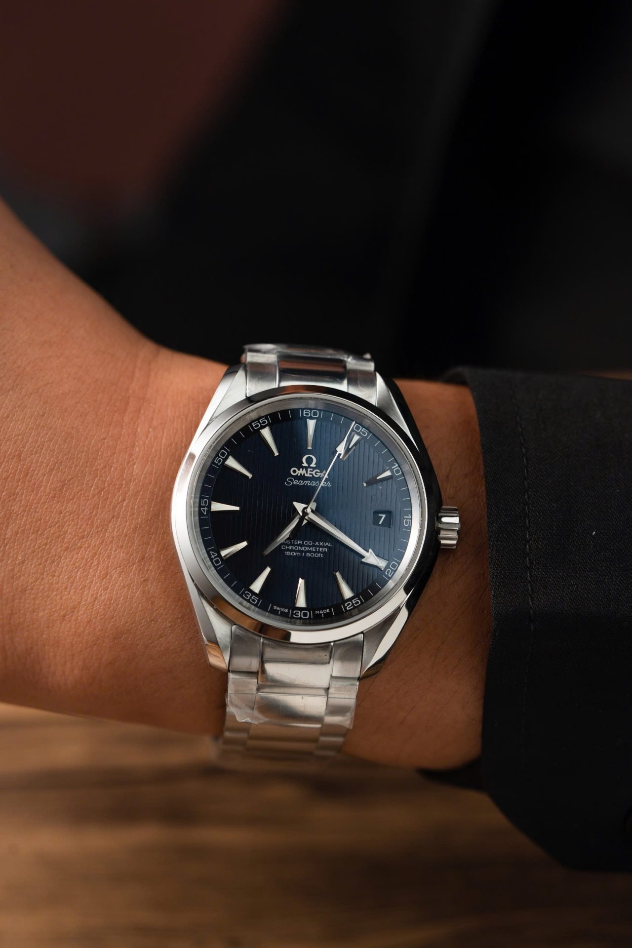 Omega Seamaster Aqua Terra Replica Watch Black Dial VS Factory 41mm