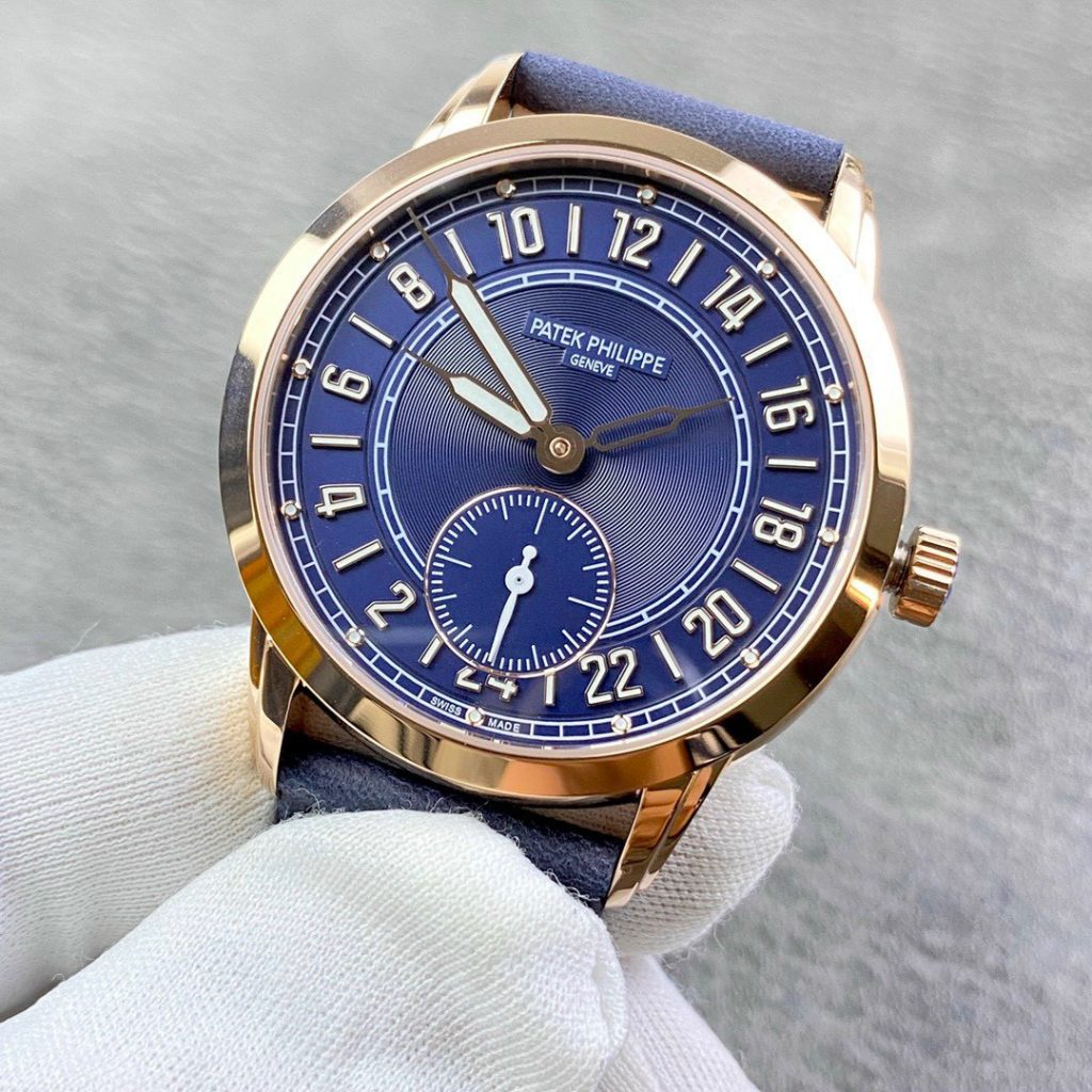 Patek Philippe Replica Watches Calatrava 5224R Rubber Strap GR Factory 42mm