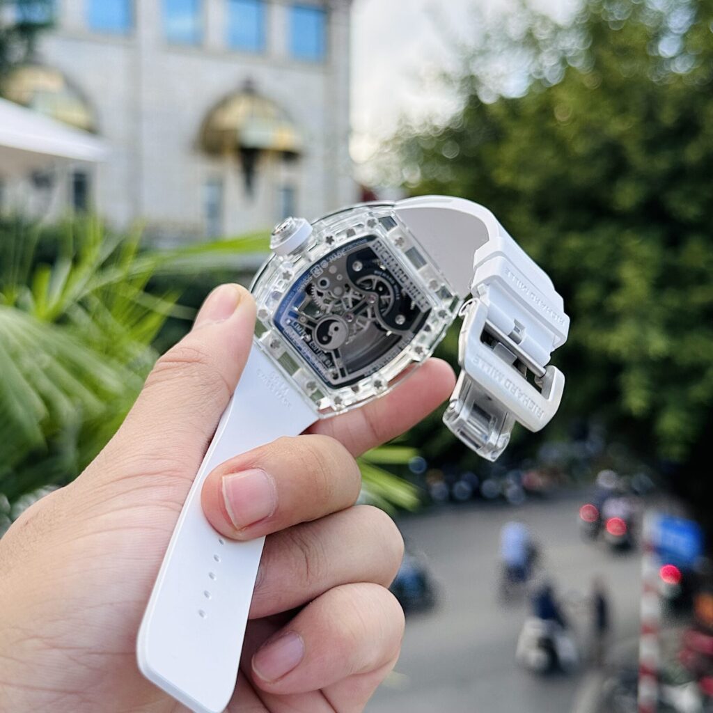 Richard Mille Replica Watch RM26-01 Tourbillon Sapphire Motifs Panda 43mm