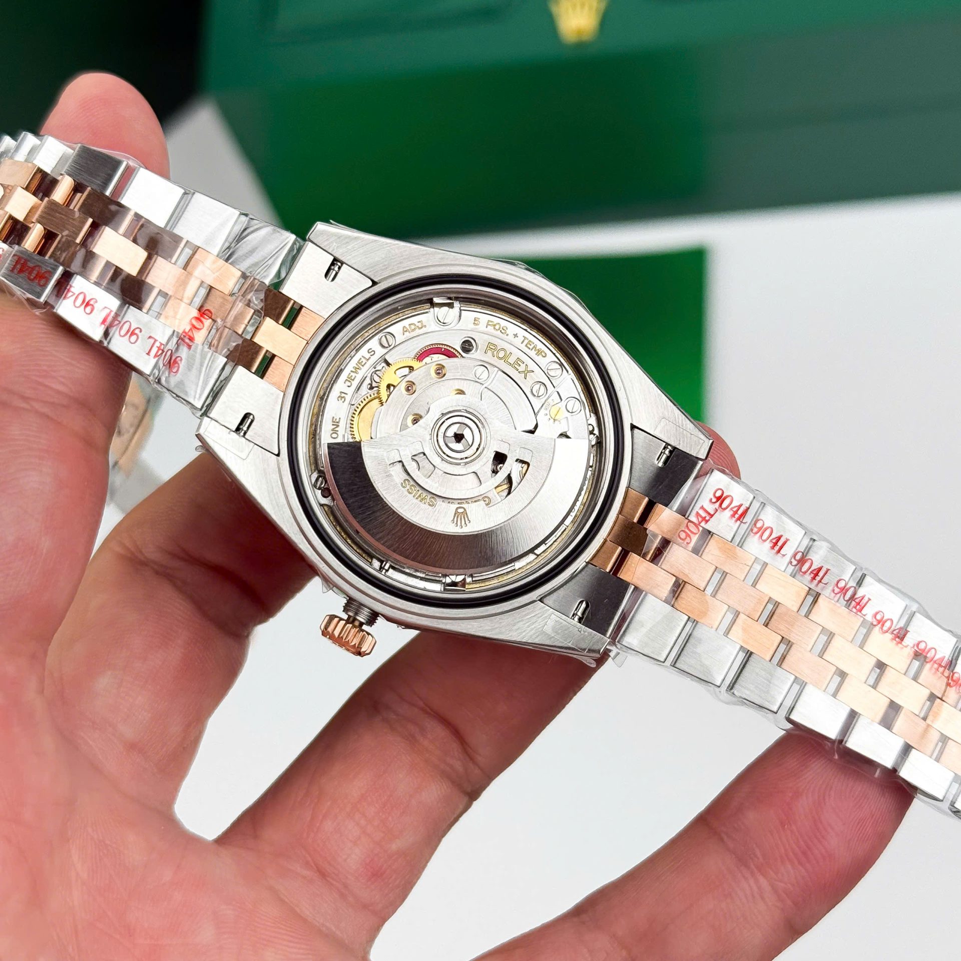 Rolex DateJust 126331 Replica Watch Dial Chocolate Jubilee Strap 41mm