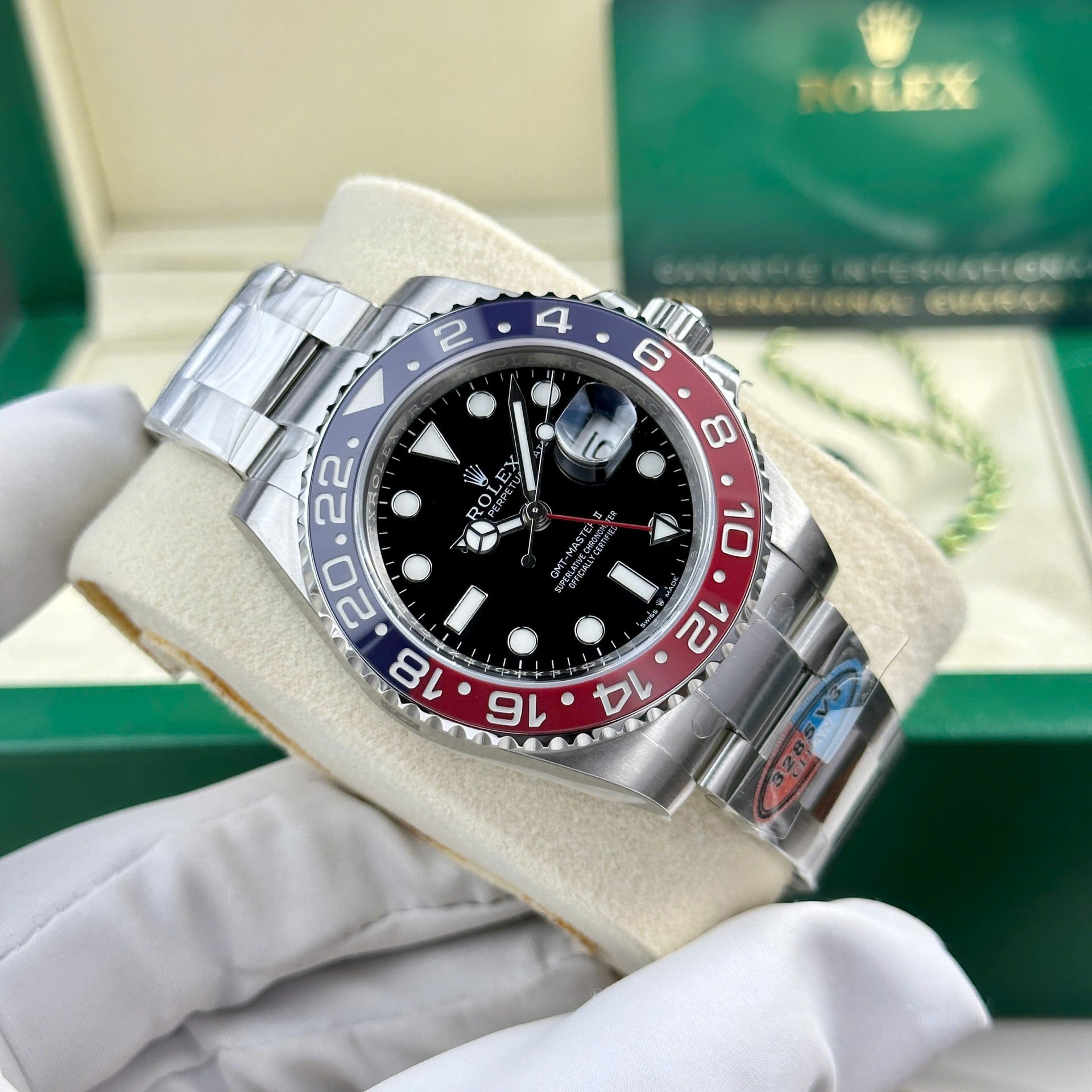 Rolex Pepsi GMT-Master II 126710blro Replica 11 Watch Oyster Strap Clean Factory V3 40mm