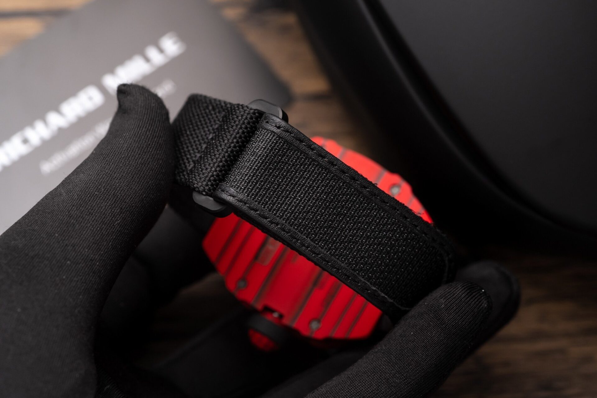 Richard Mille Replica Watch RM27-03 Tourbillon Rafael Nadal Red Carbon 44mm