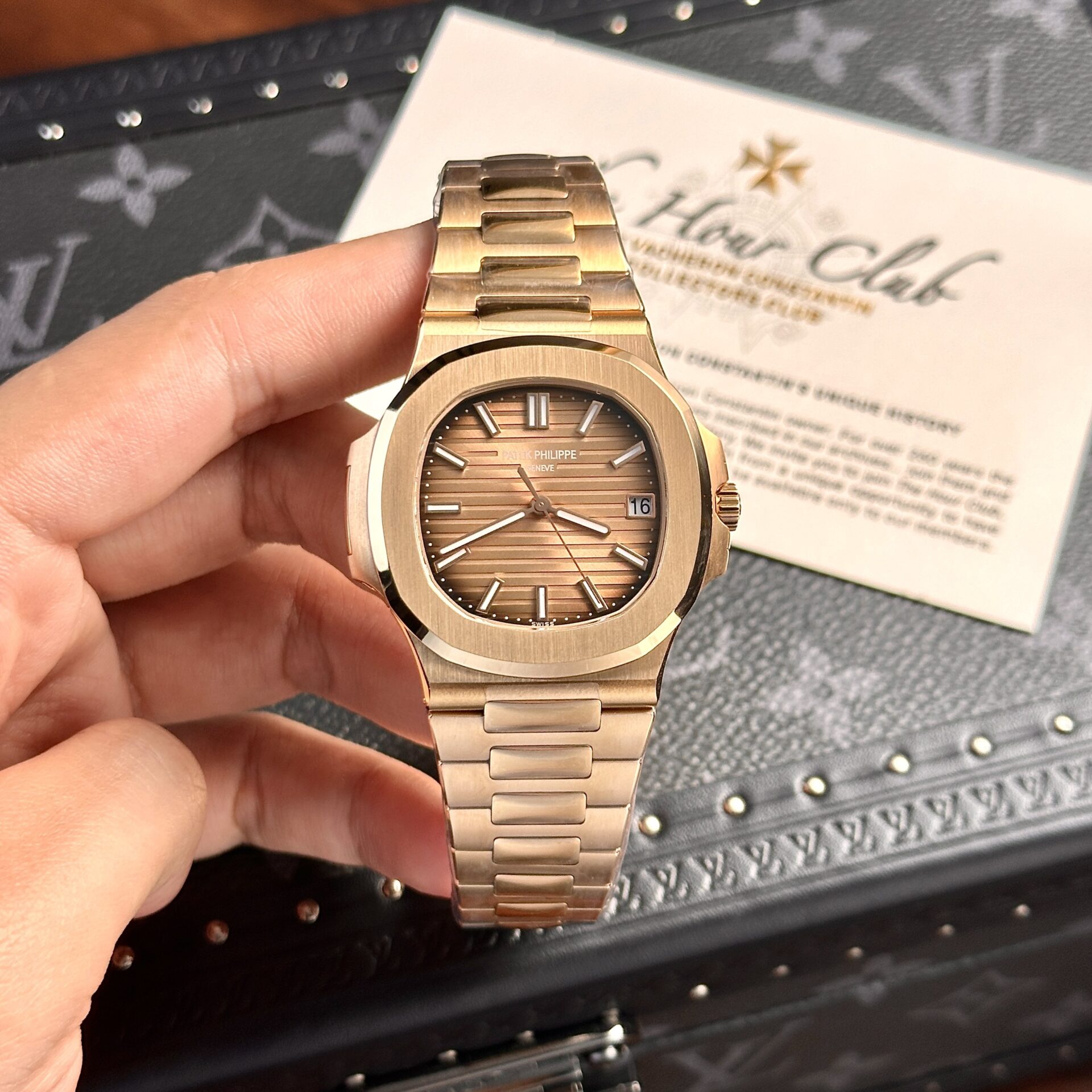 Patek Philippe Nautilus 5711 Brown Dial Rose Gold Case 3K Factory 40mm