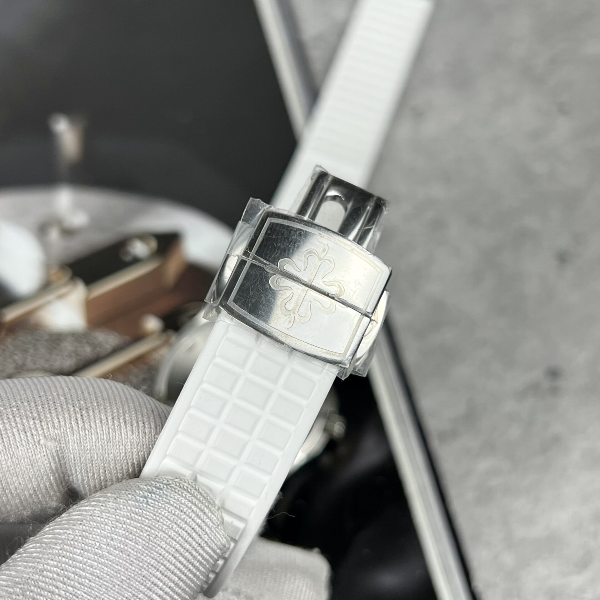 Patek Philippe Aquanaut 5067A Replica Watch With Moissanite Diamond 35.6mm