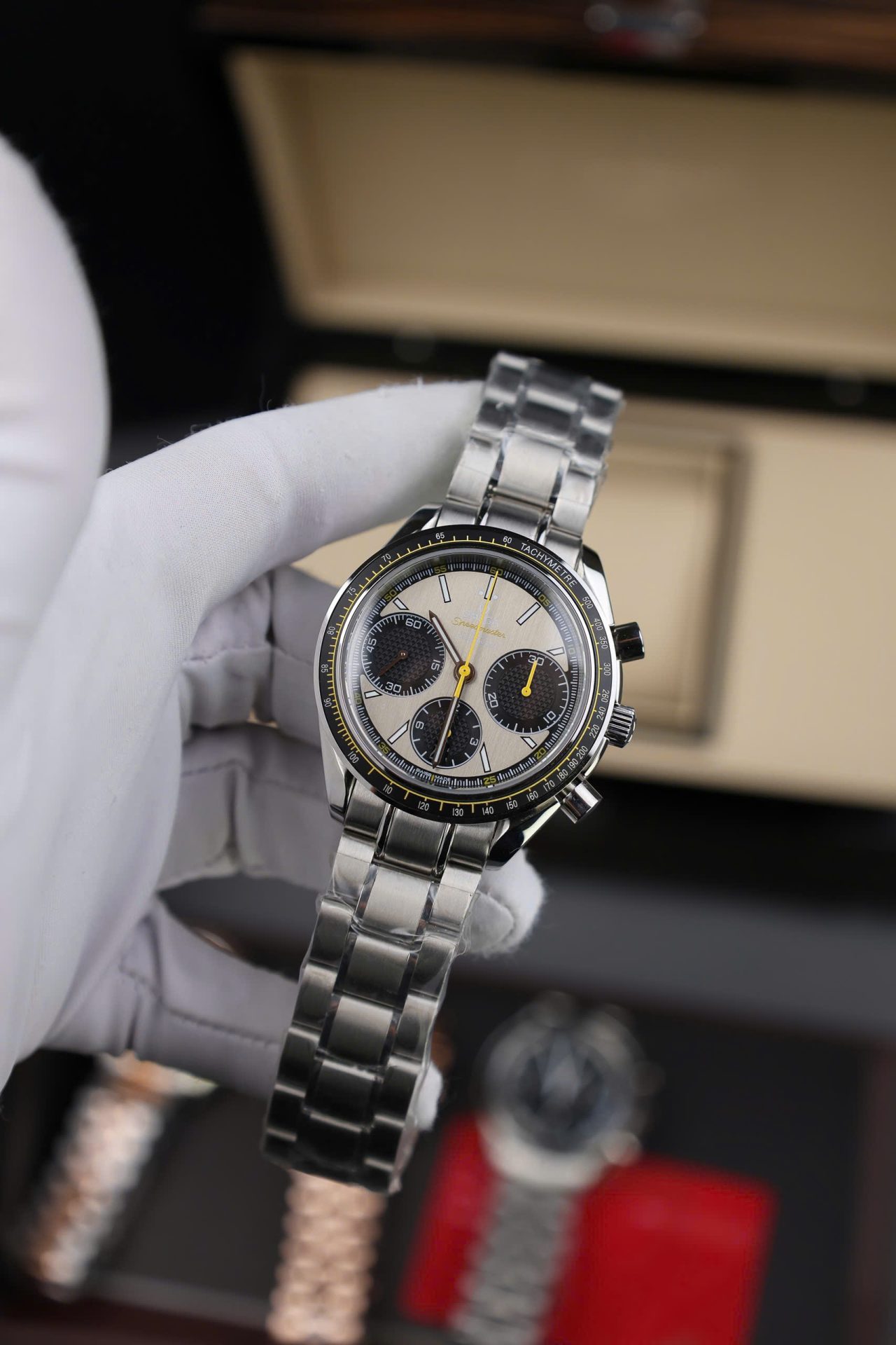 Omega Speedmaster Copies Watches Racing Chronograph Gray Dial 40mm