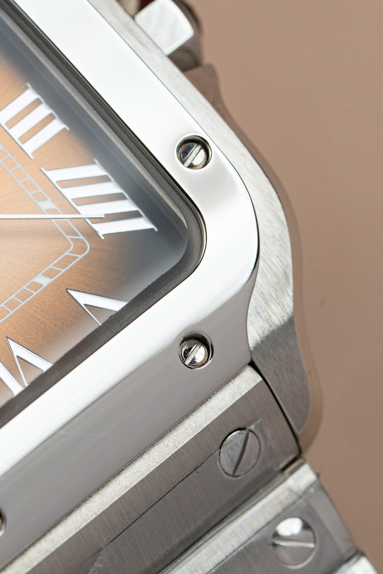 Cartier Santos WSA0065 Replica Watch Women Dial Brown BV Factory 35mm