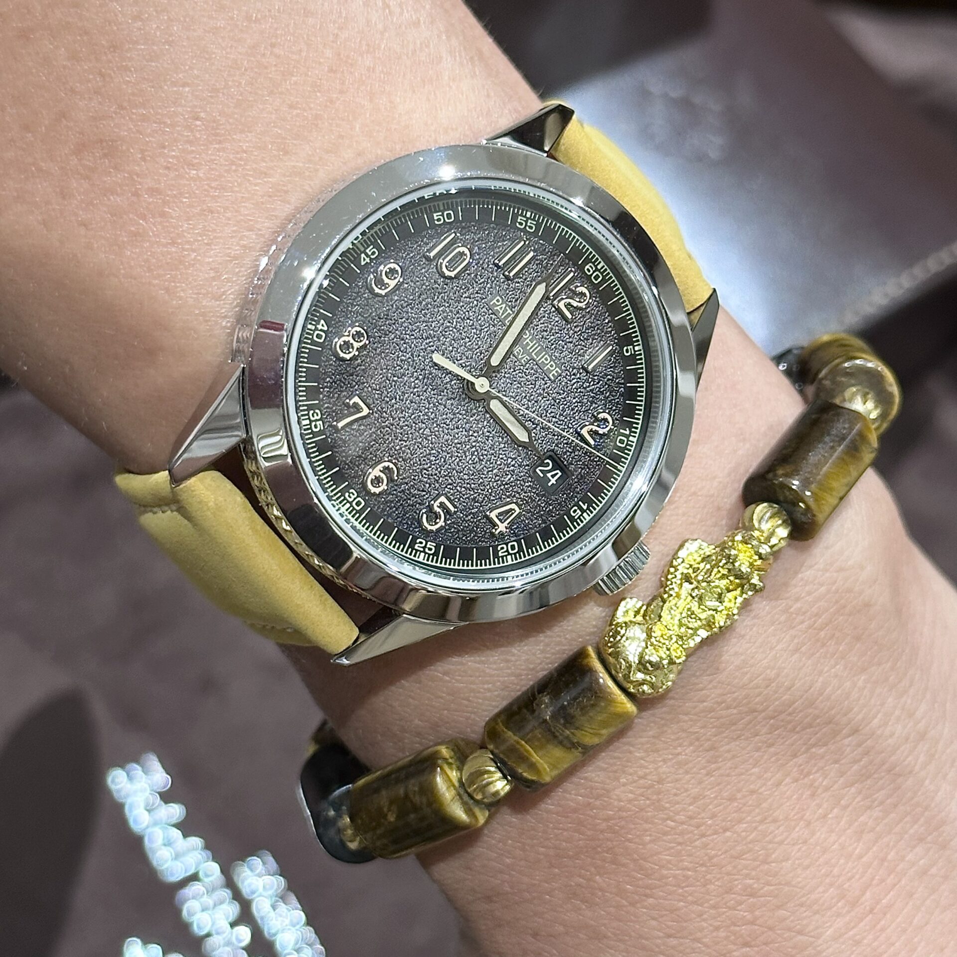 Patek Philippe Calatrava 5226G Best Replica Watch Leather Strap 40mm