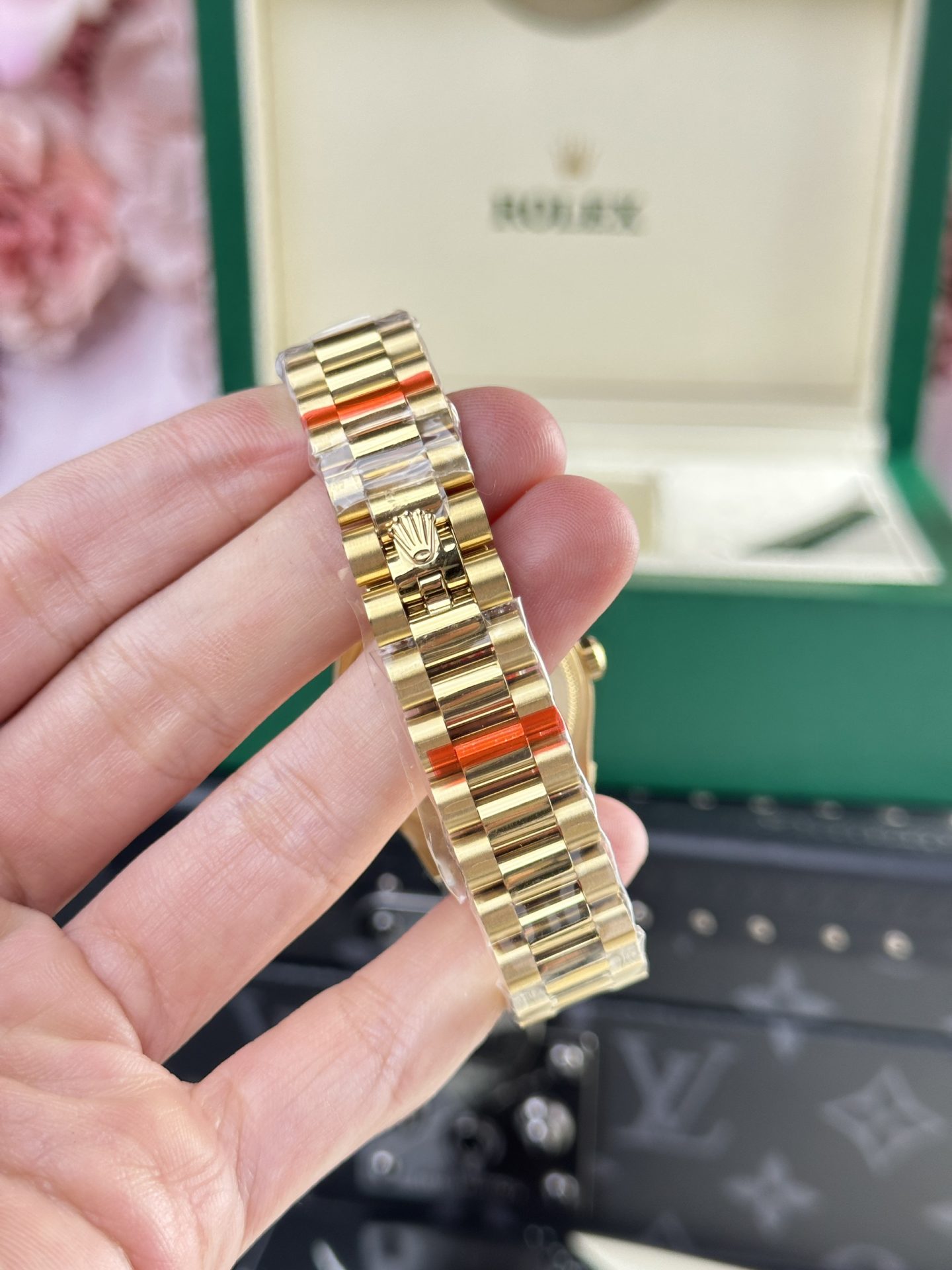 Rolex Replica Watch DateJust 278288 Olive Flower Pattern Dial 31mm