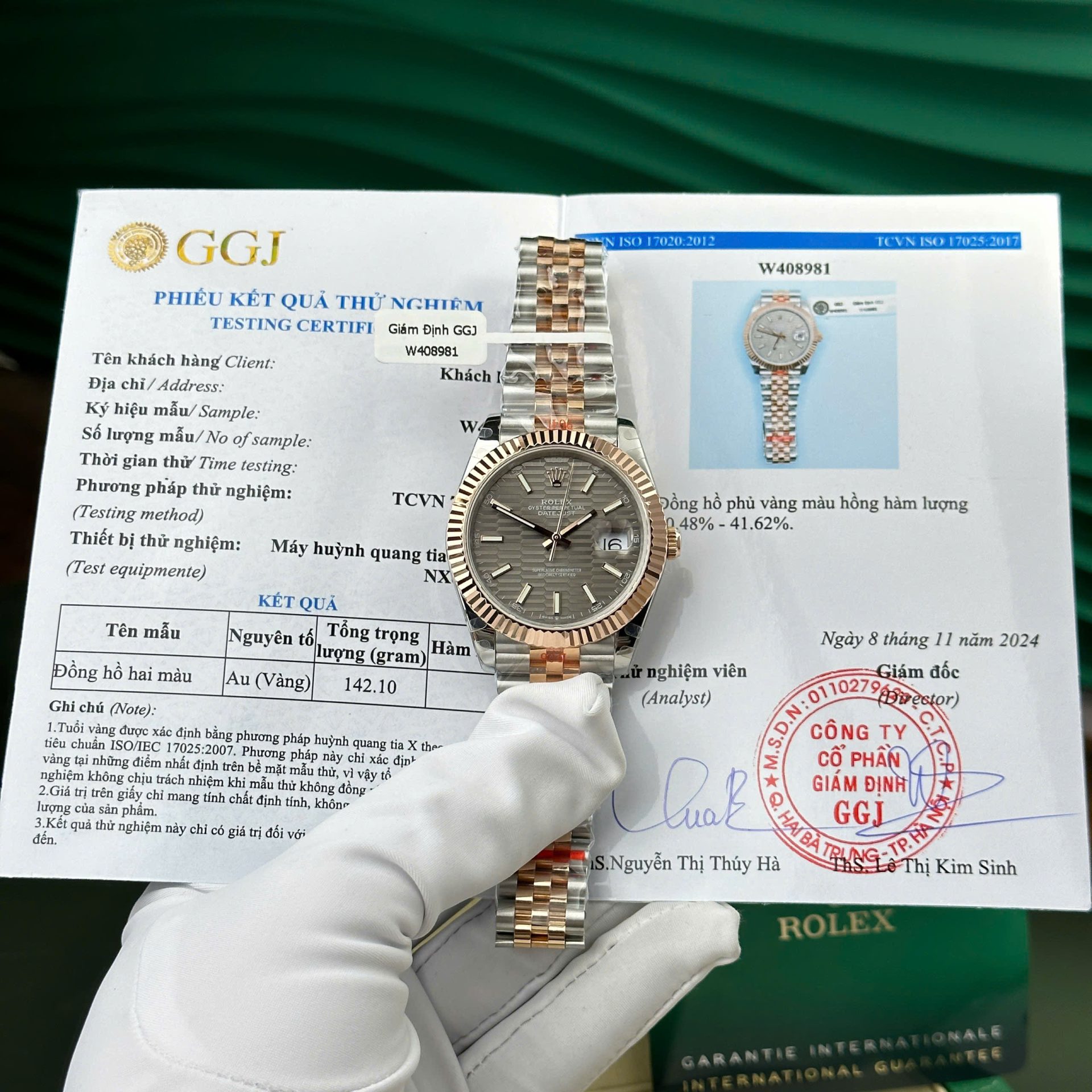 Rolex DateJust 126331 Gold Wrapped Gray Fluted Dial Replica Watches GM Factory V5 41mm