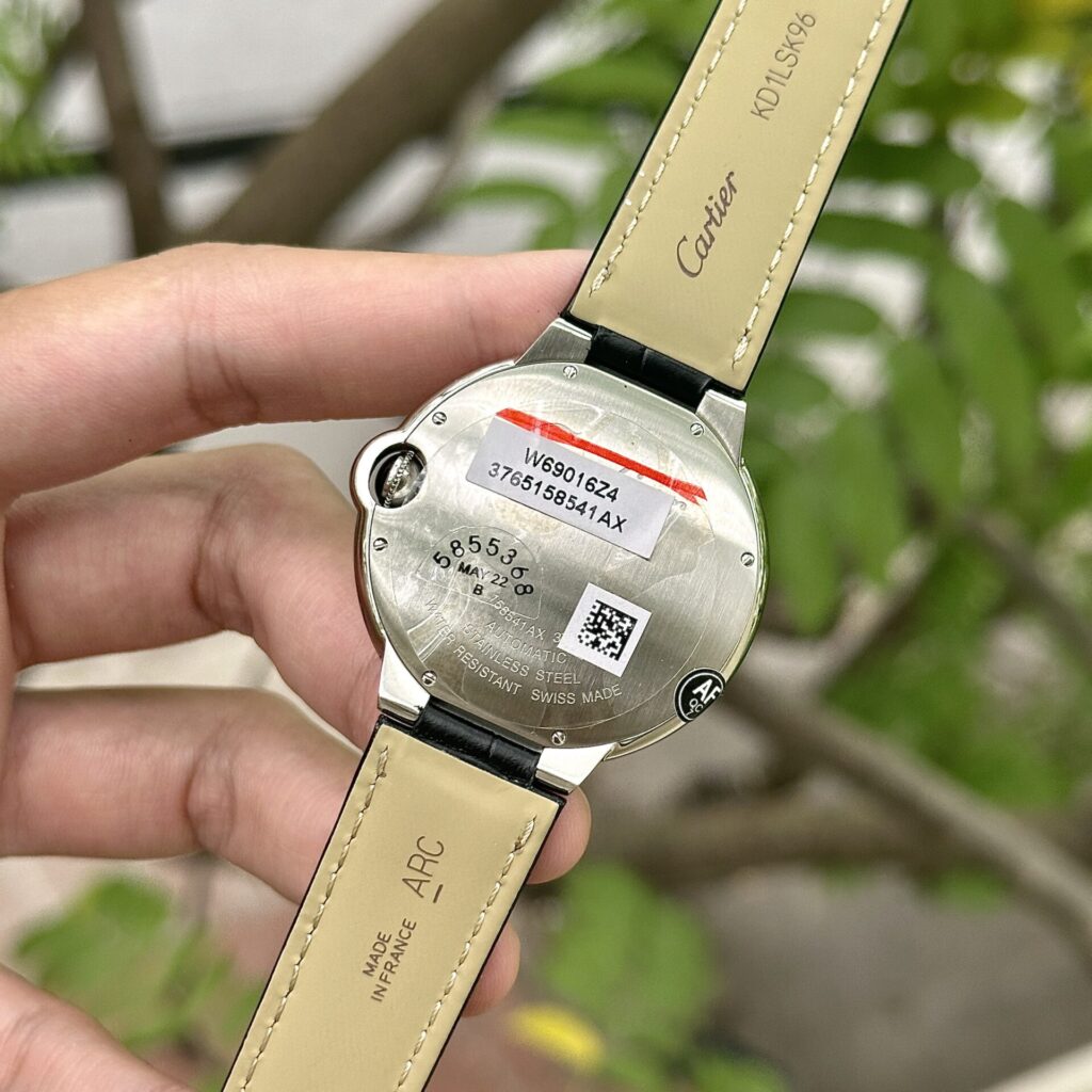 Cartier Replica Watch Ballon Bleu Leather Strap AF Factory 42mm