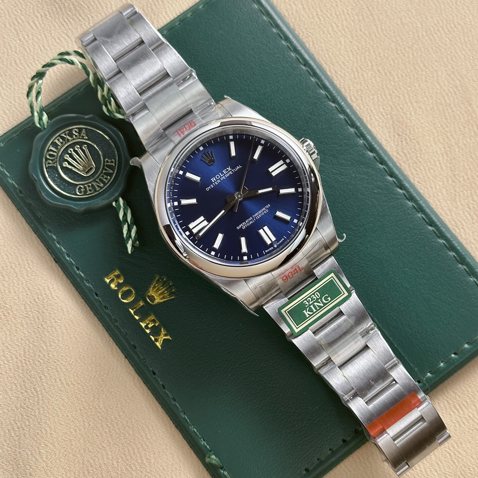 Rolex Oyster Perpetual 124300 Replica Watch Blue Dial King Factory 41mm