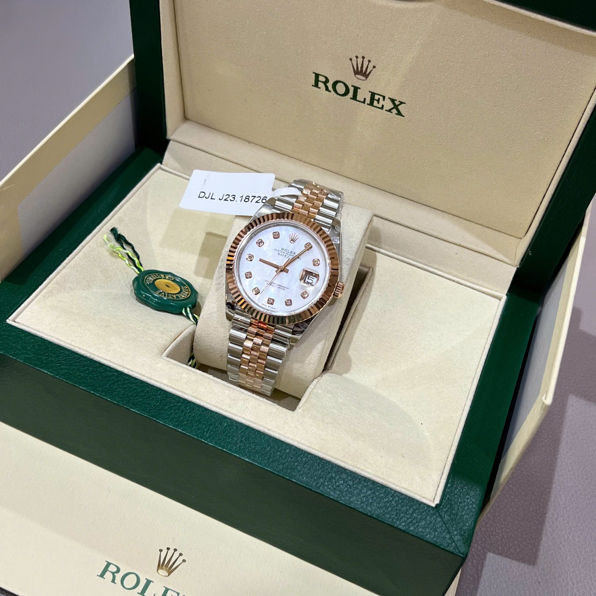 Rolex DateJust Dial Mother Of Pearl Custom Gold Wrapped GM Factory 41mm