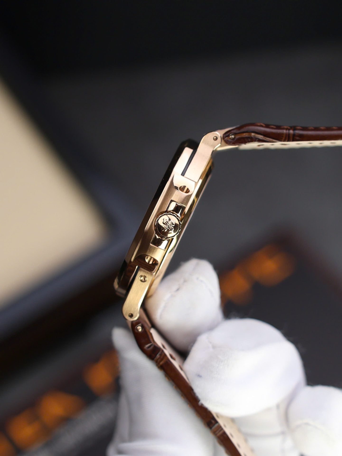 Patek Philippe Nautilus 5724 Rose Gold Replica Watch Full Function PPF Factory 40mm