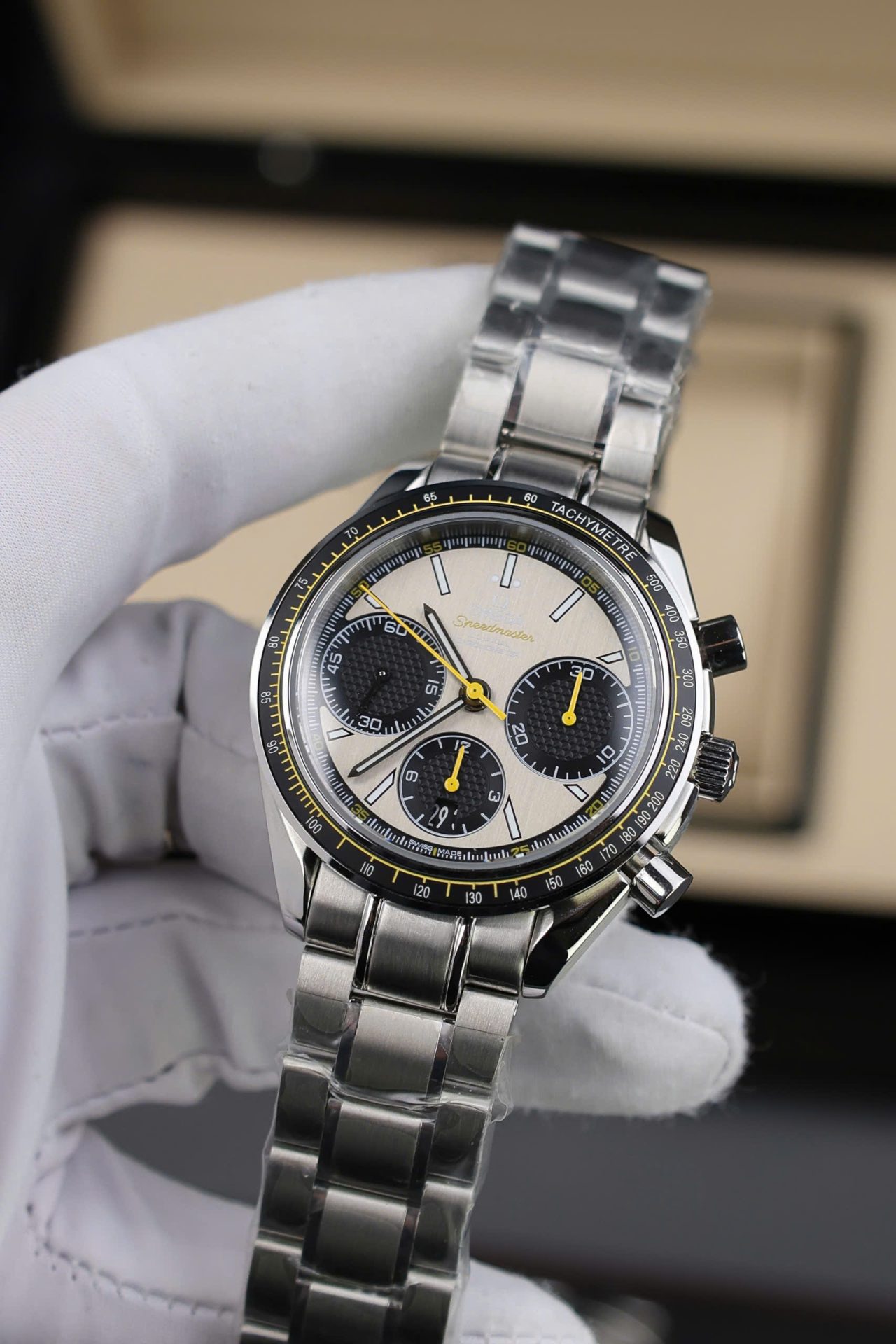 Omega Speedmaster Copies Watches Racing Chronograph Gray Dial 40mm