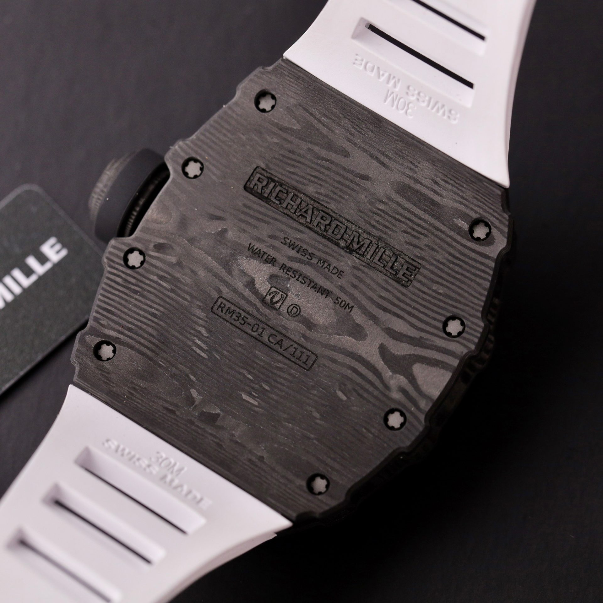 Richard Mille Replica Watch RM35-01 Carbon Rubber Strap BBR Factory 44mm