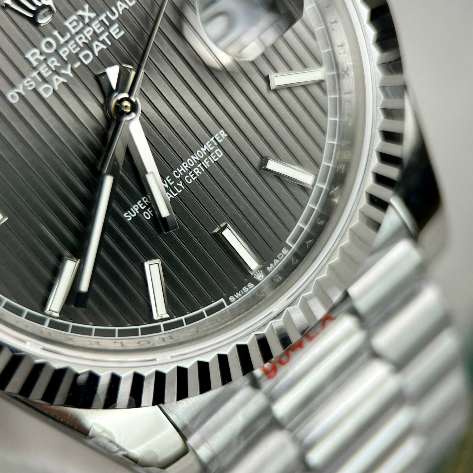 Rolex Day-Date 228236 Replica 11 Watch Grey Dial GM Factory 40mm
