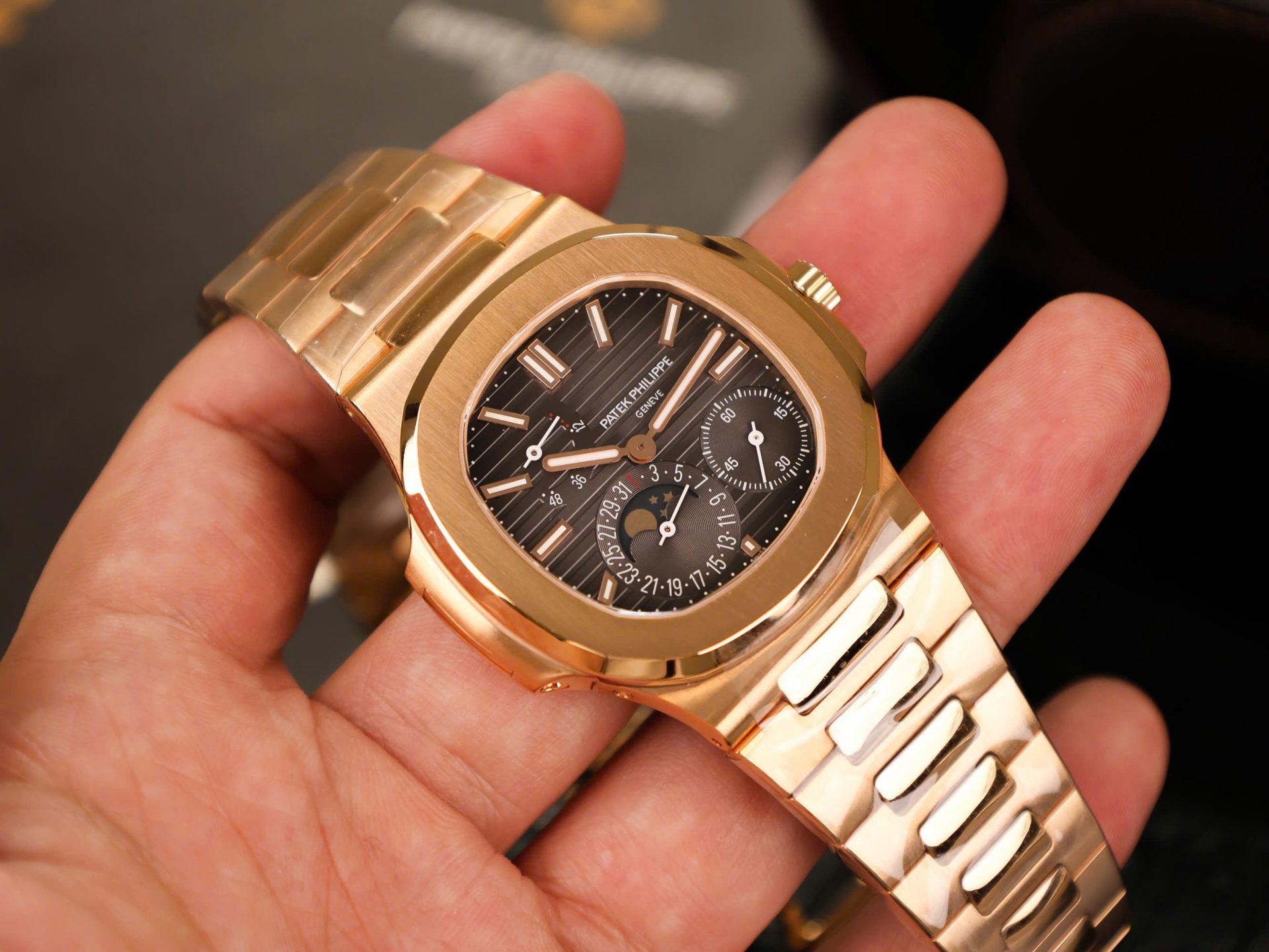 Patek Philippe Best Replica Watch Nautilus 5712 Gold Wrapped PPF Factory 40mm
