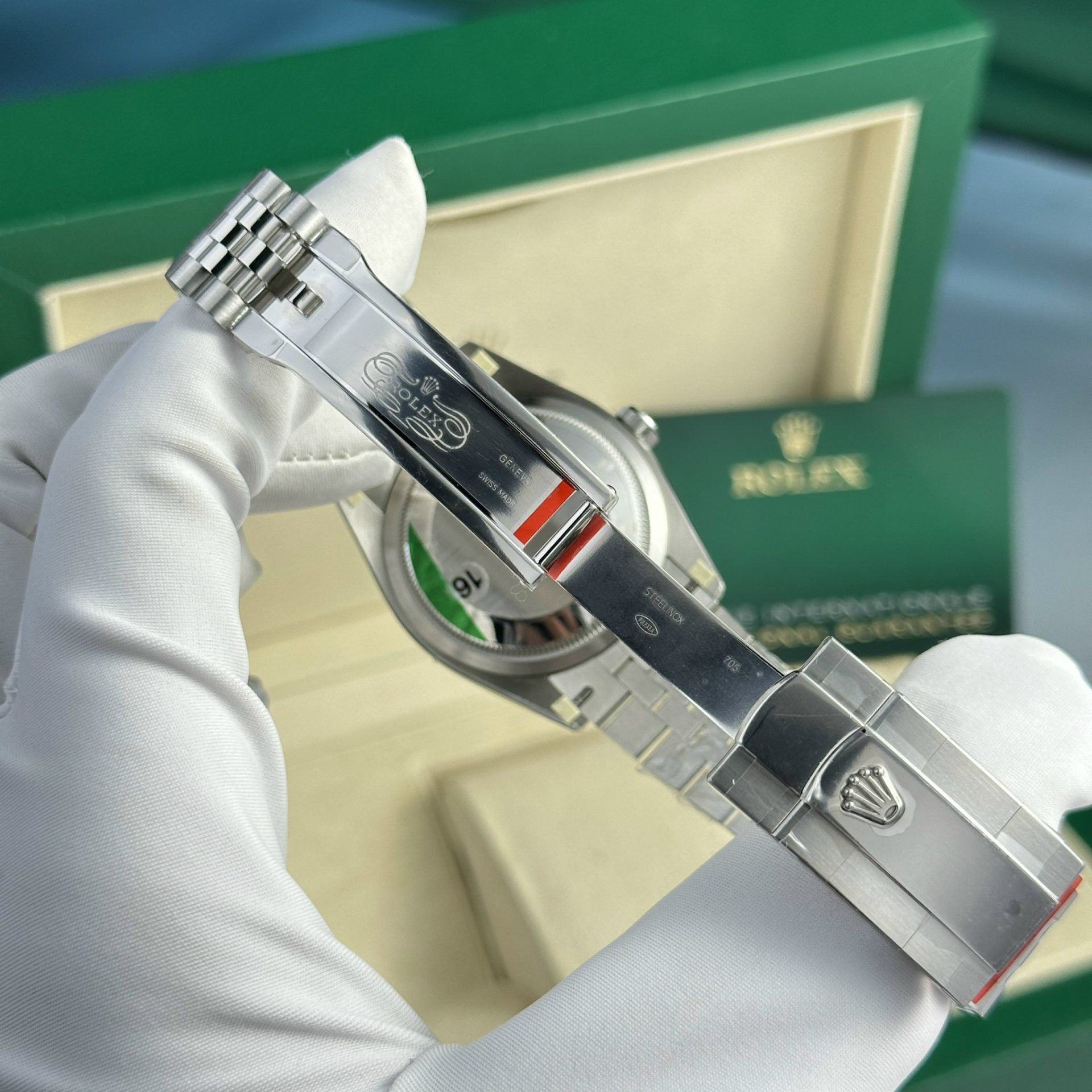Rolex Replica Watch DateJust 126234 Dial Green VS Factory 36mm