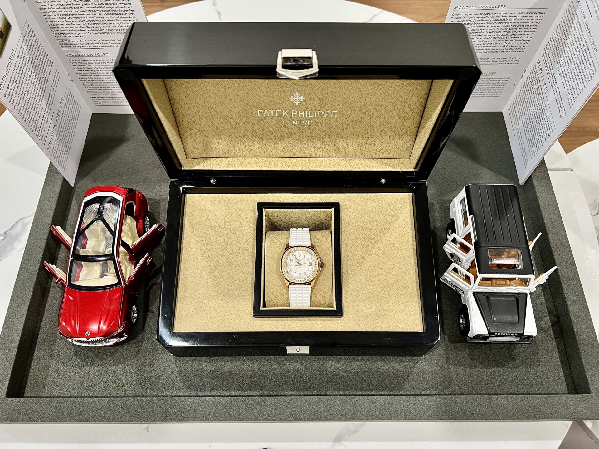 Patek Philippe Aquanaut 5067A Replica Watch White With Stone Bezel 35.6mm