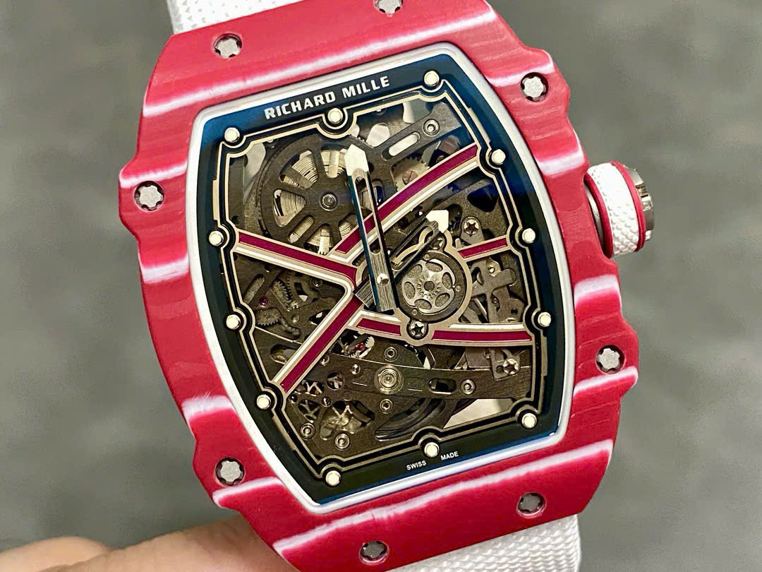 Richard Mille RM67-02 Best Replica Watch Red Carbon Weight 37 Grams 38.7×47.52mm