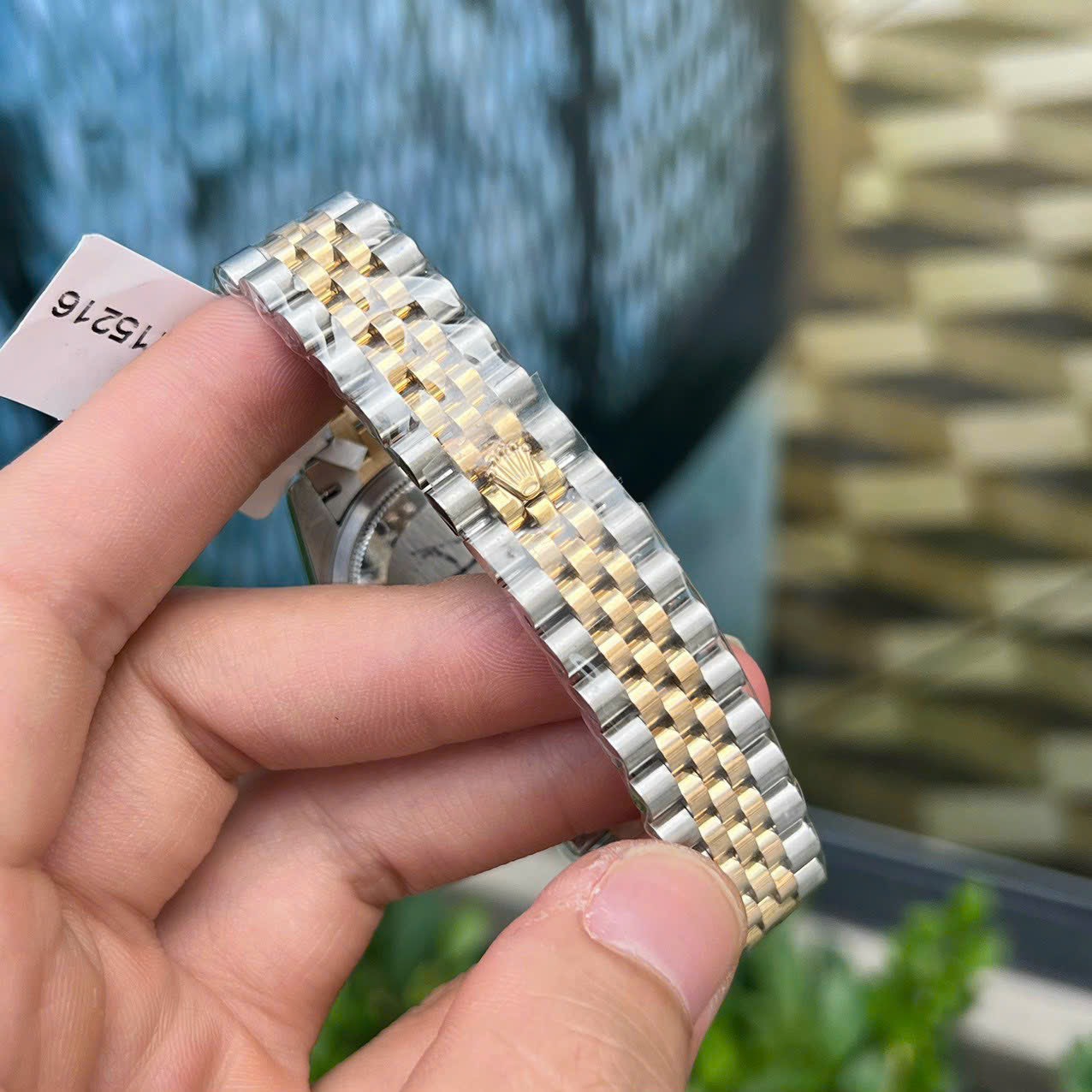 Rolex DateJust 18K Gold Wrapped Replica Watch Mother-of-Pearl Dial GM Factory 31mm